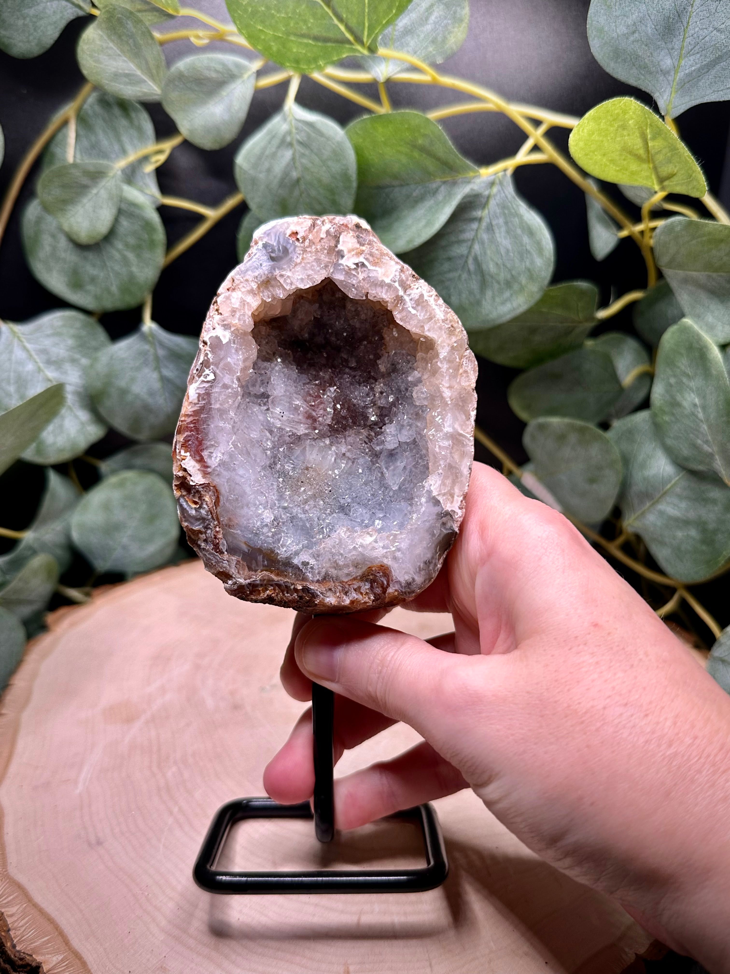 Amethyst Geodes on Stand