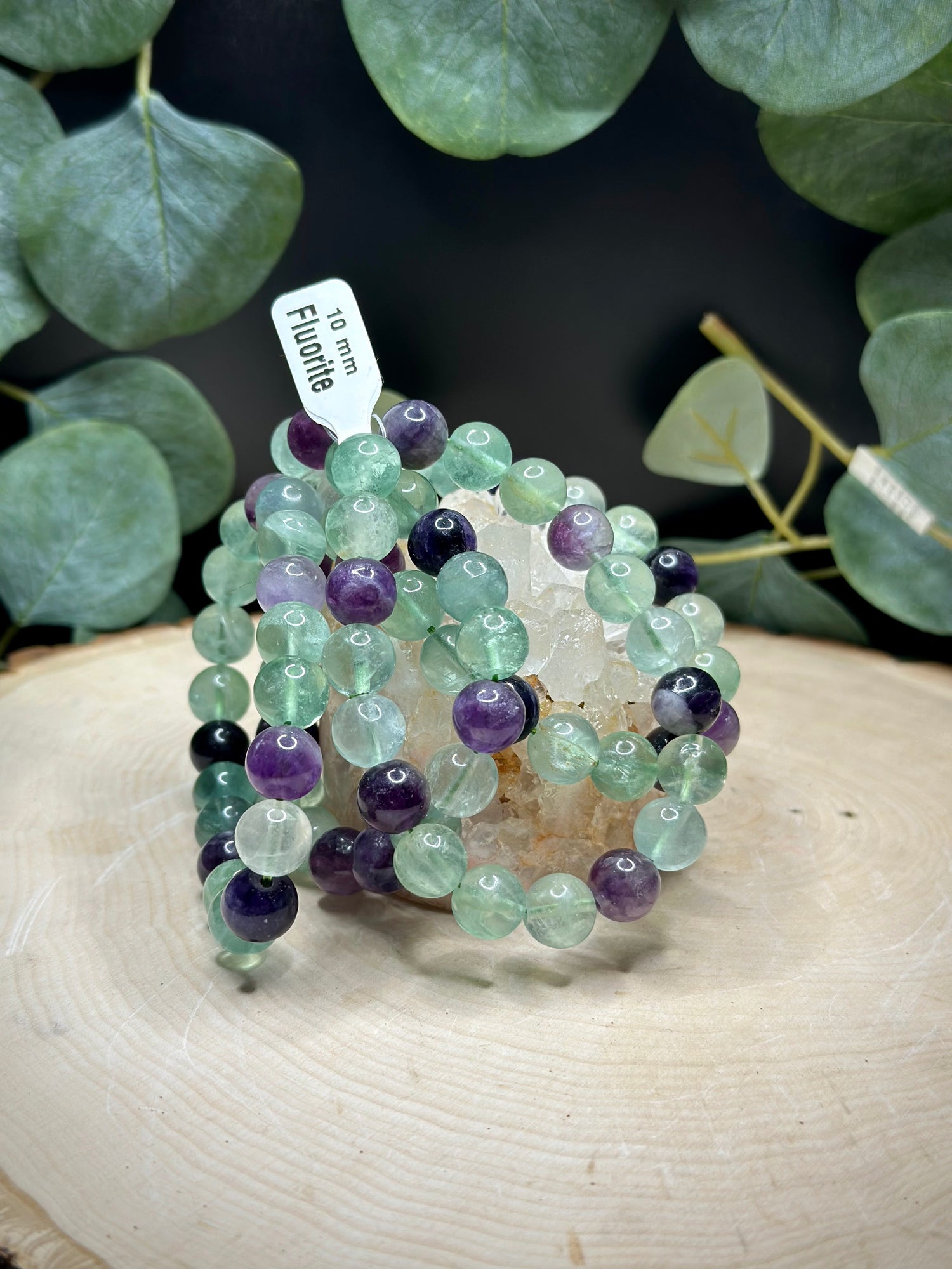 Fluorite 10mm Bracelet