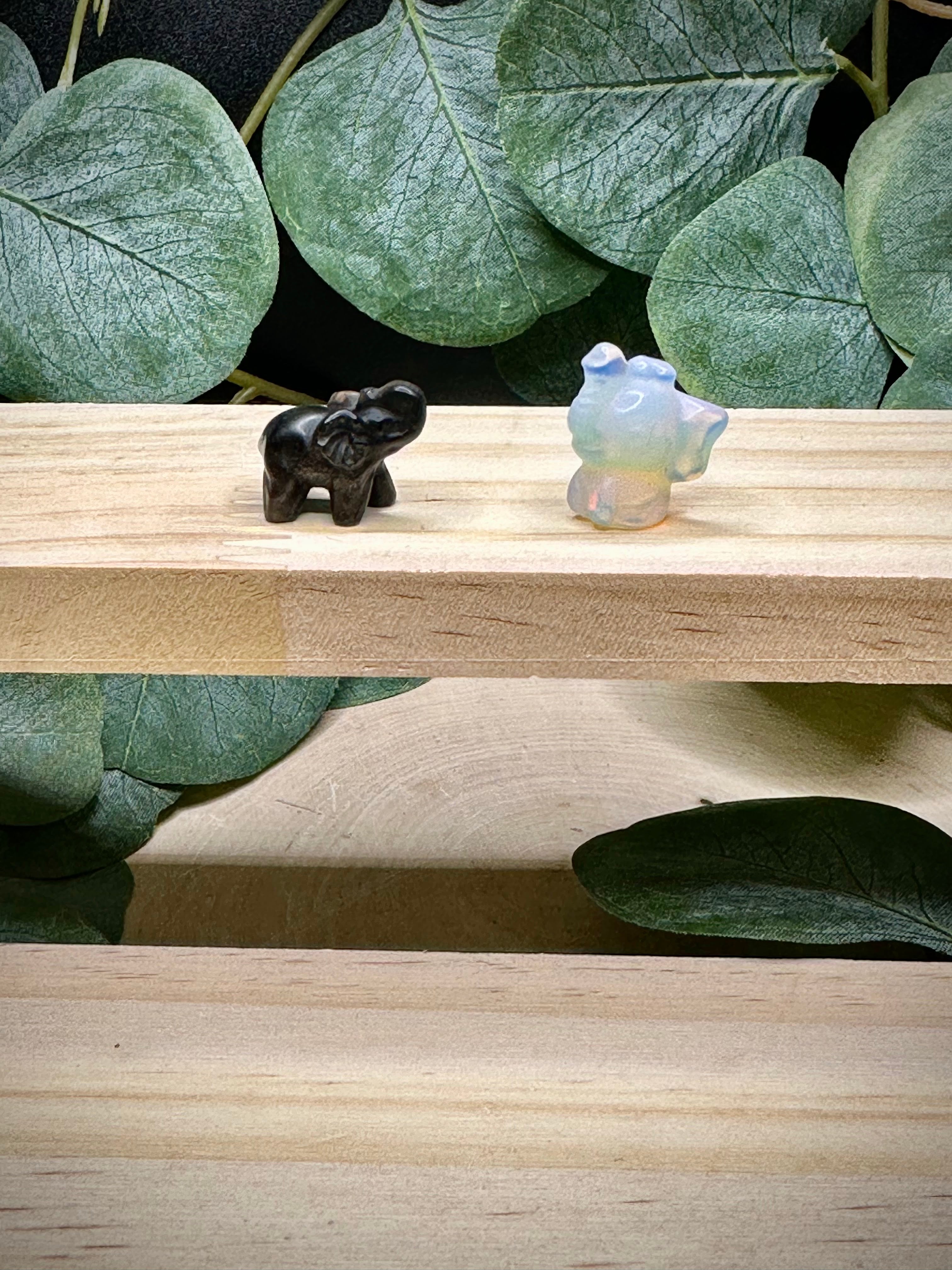 Mini Elephant Carvings