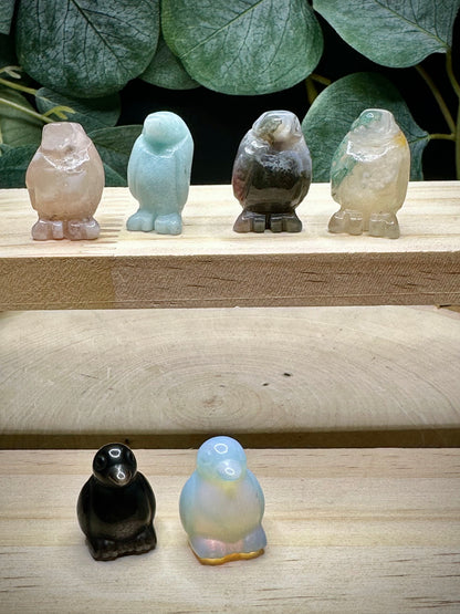 Mini Penguin Carvings Intuitively Chosen