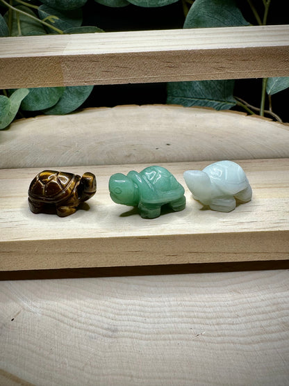 Mini Turtle Carvings