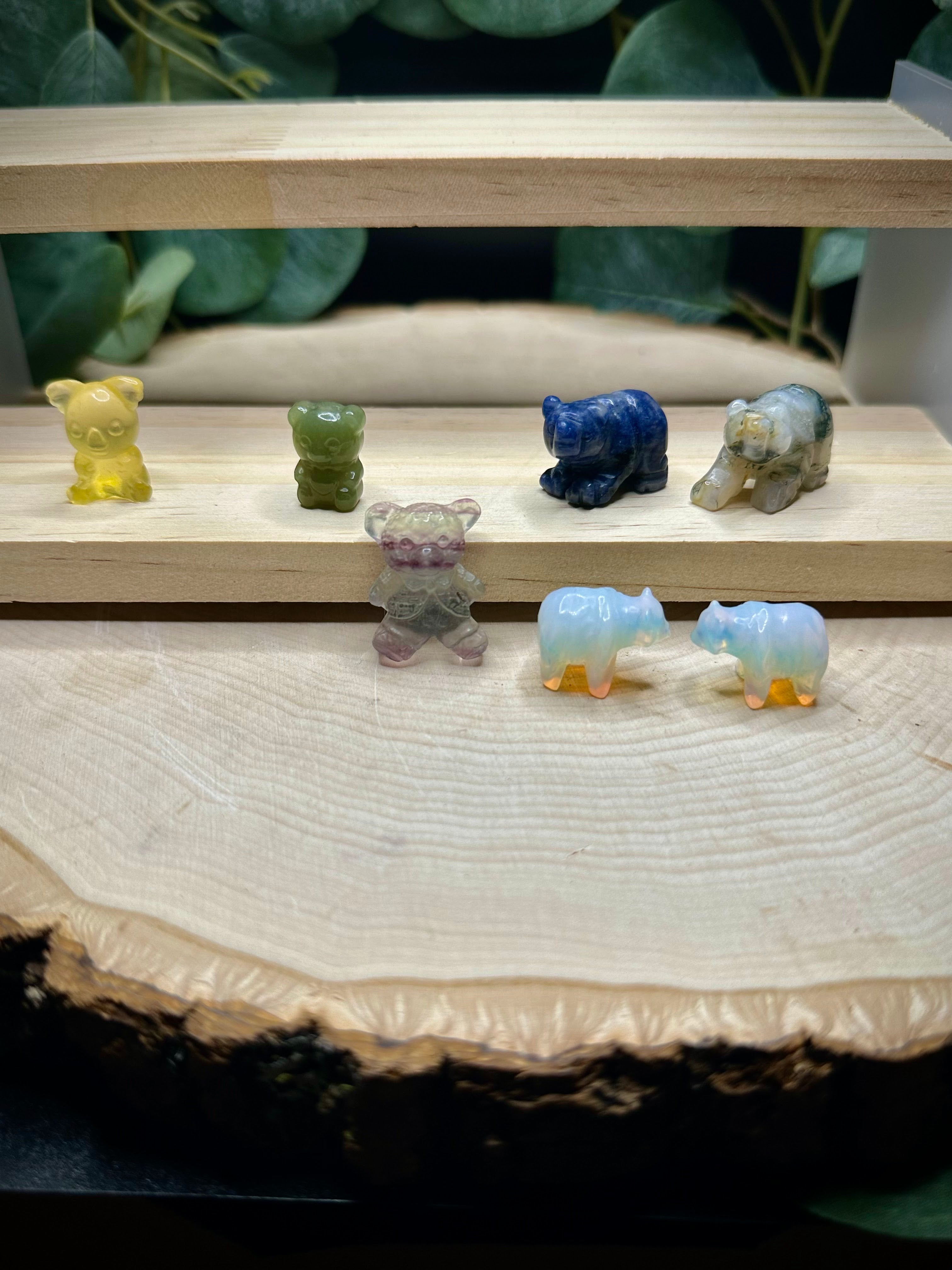 Assorted Small Bear Carvings