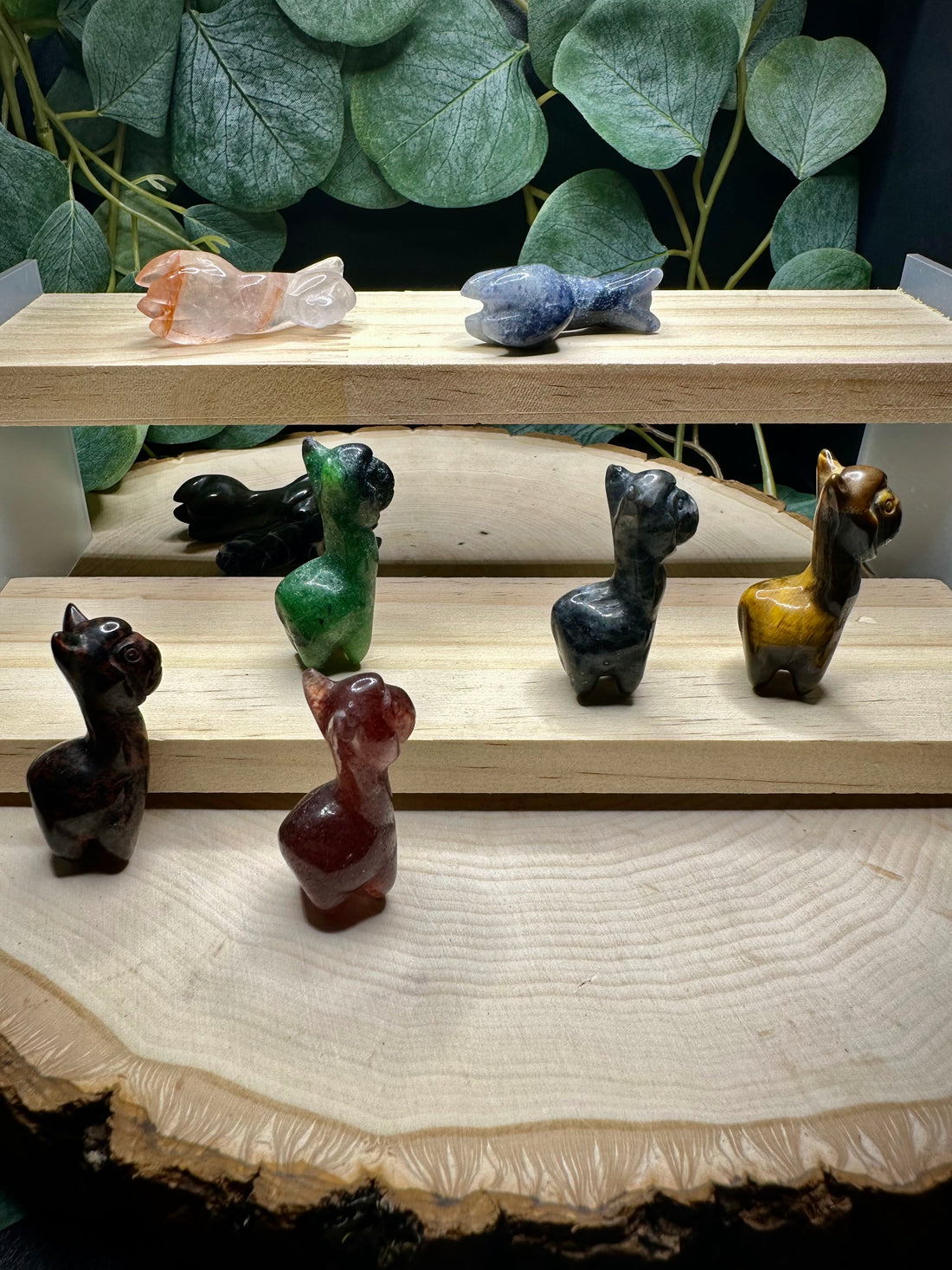 Small Llama Carvings