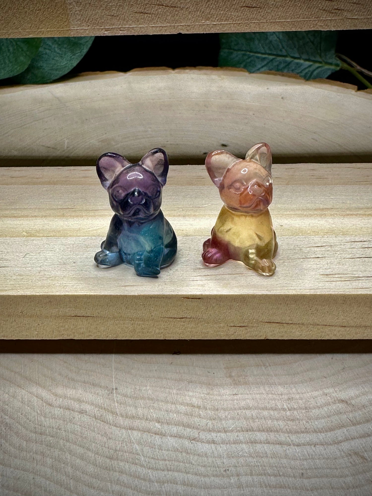 French Bulldog Mini Carvings Intuitively Chosen