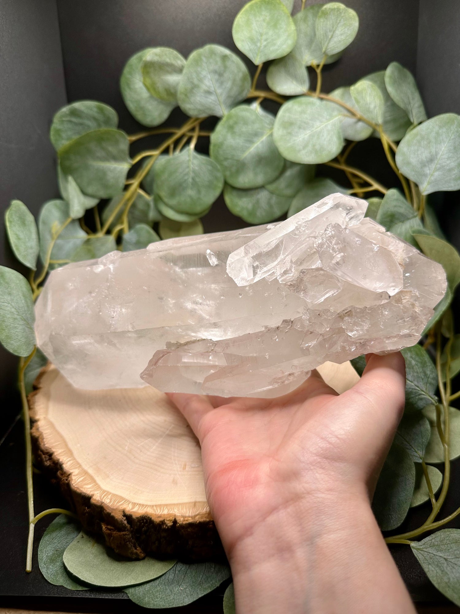 Brazilian Clear Quartz Statement Cluster 