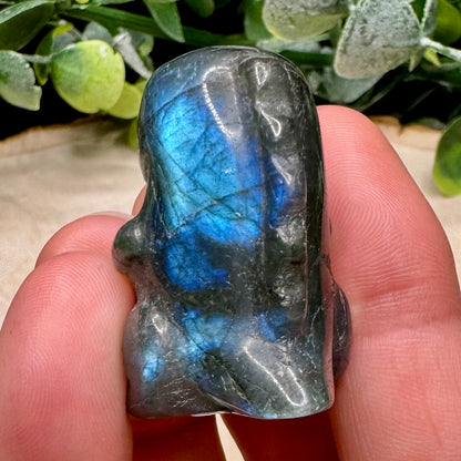 Labradorite Dinosaur Carvings