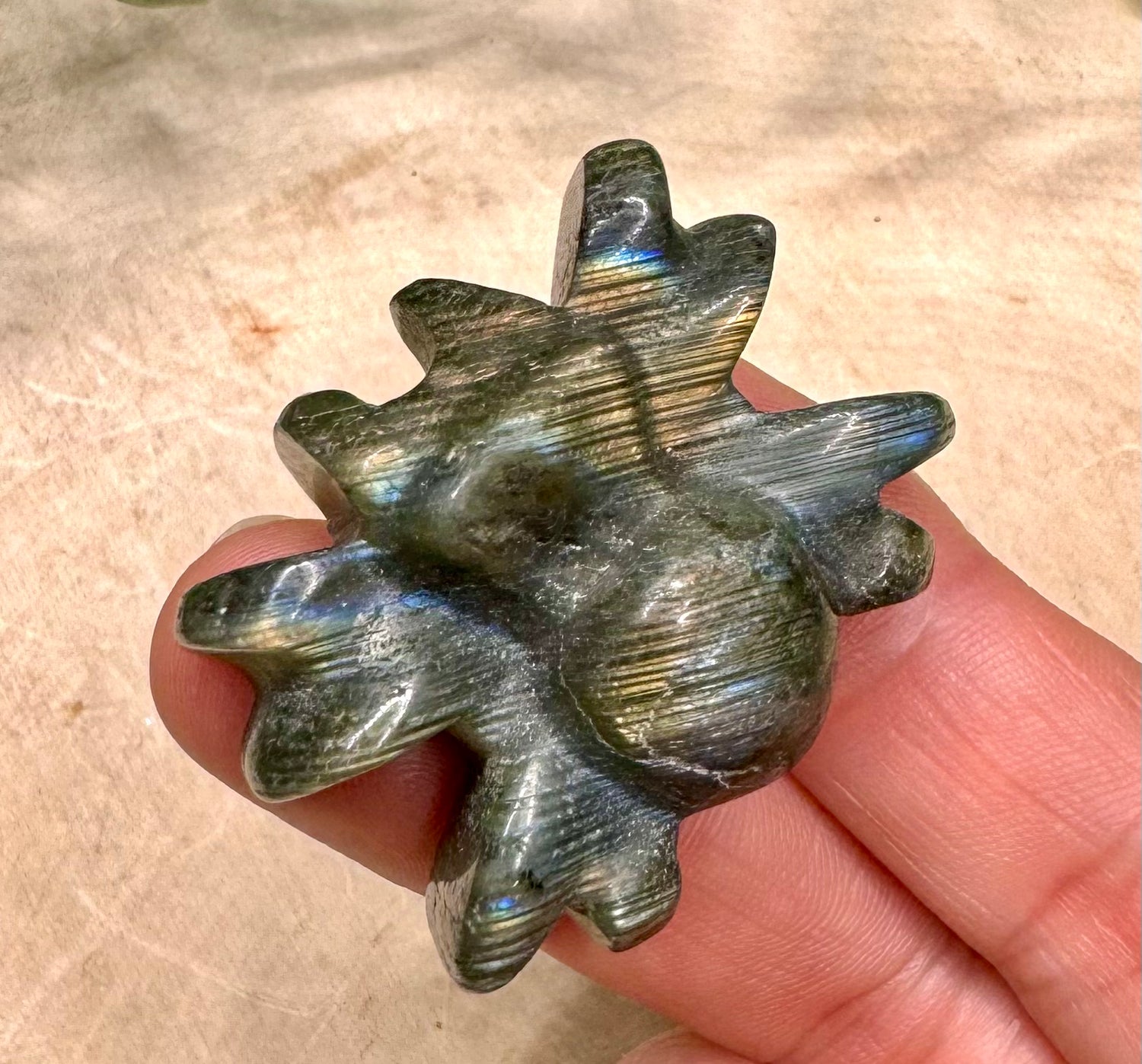 Labradorite Tarantula Small Carving