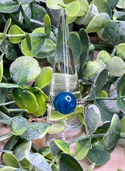 Blue Apatite Ring