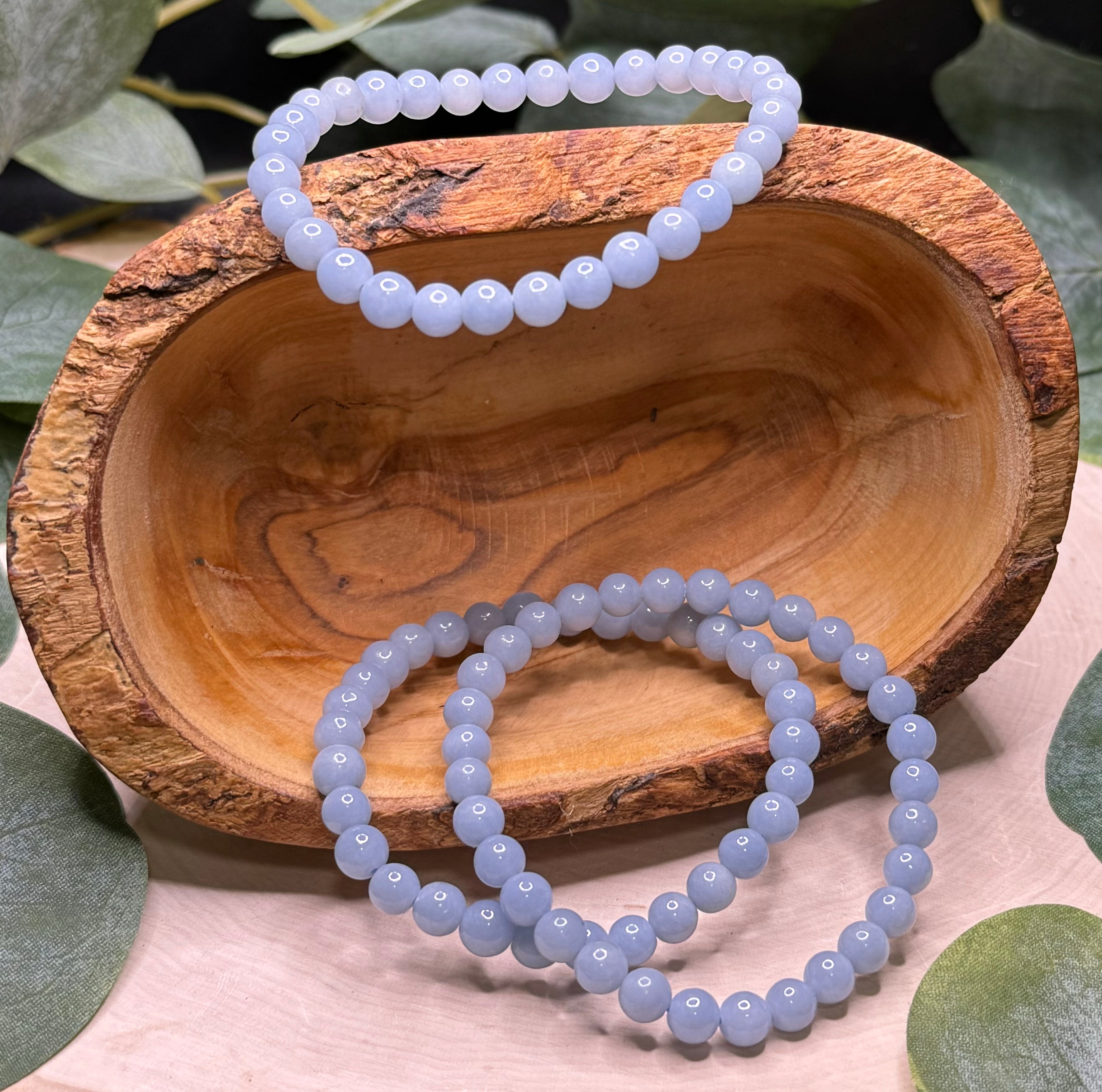 Angelite 5mm Bracelets