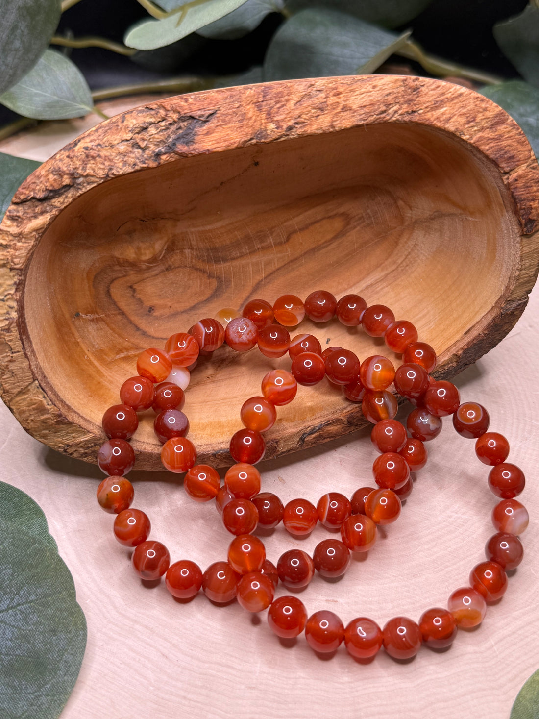 Carnelian 8mm Bracelets