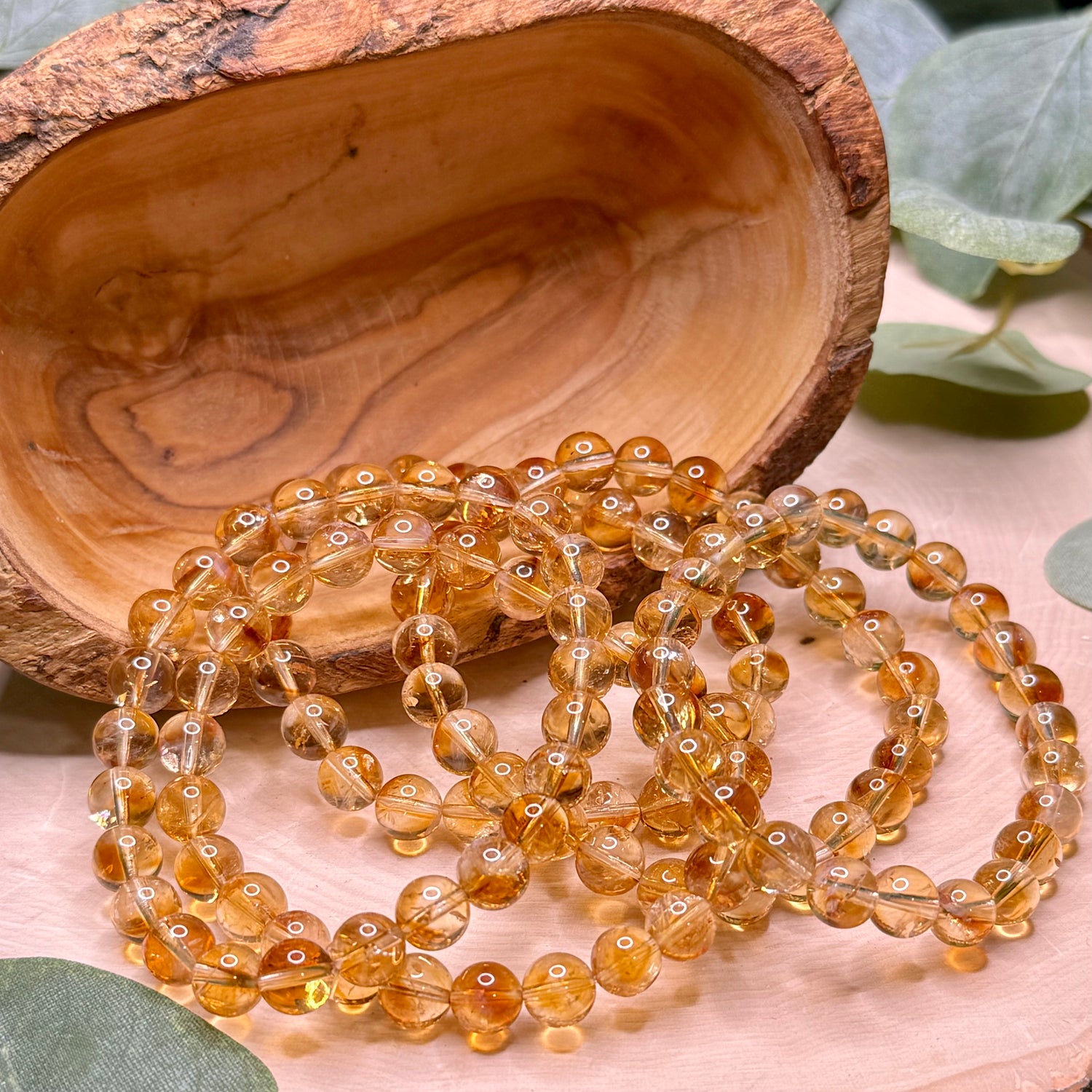 Citrine 7mm Bracelets