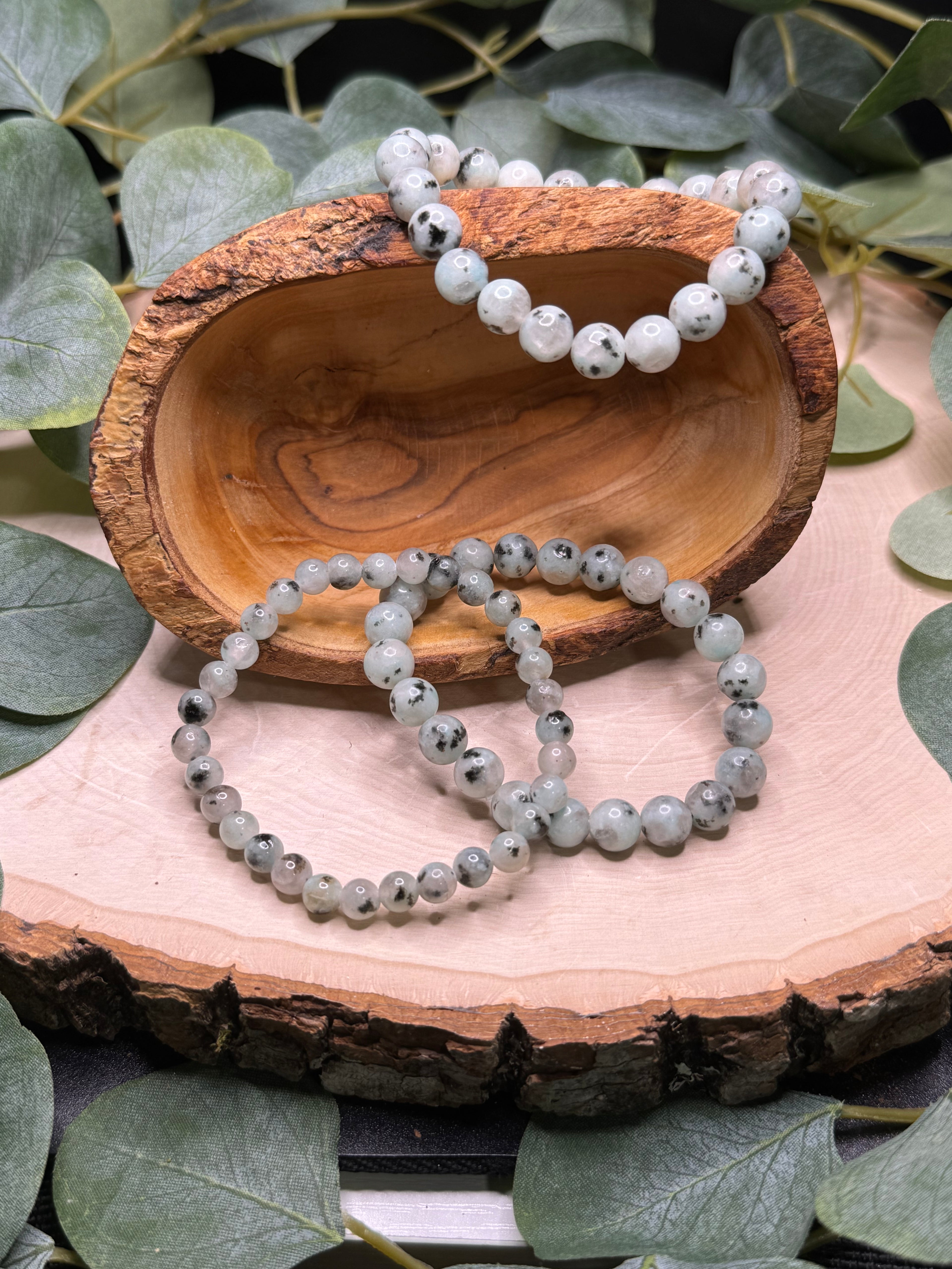 Kiwi Jasper 8mm Bracelets