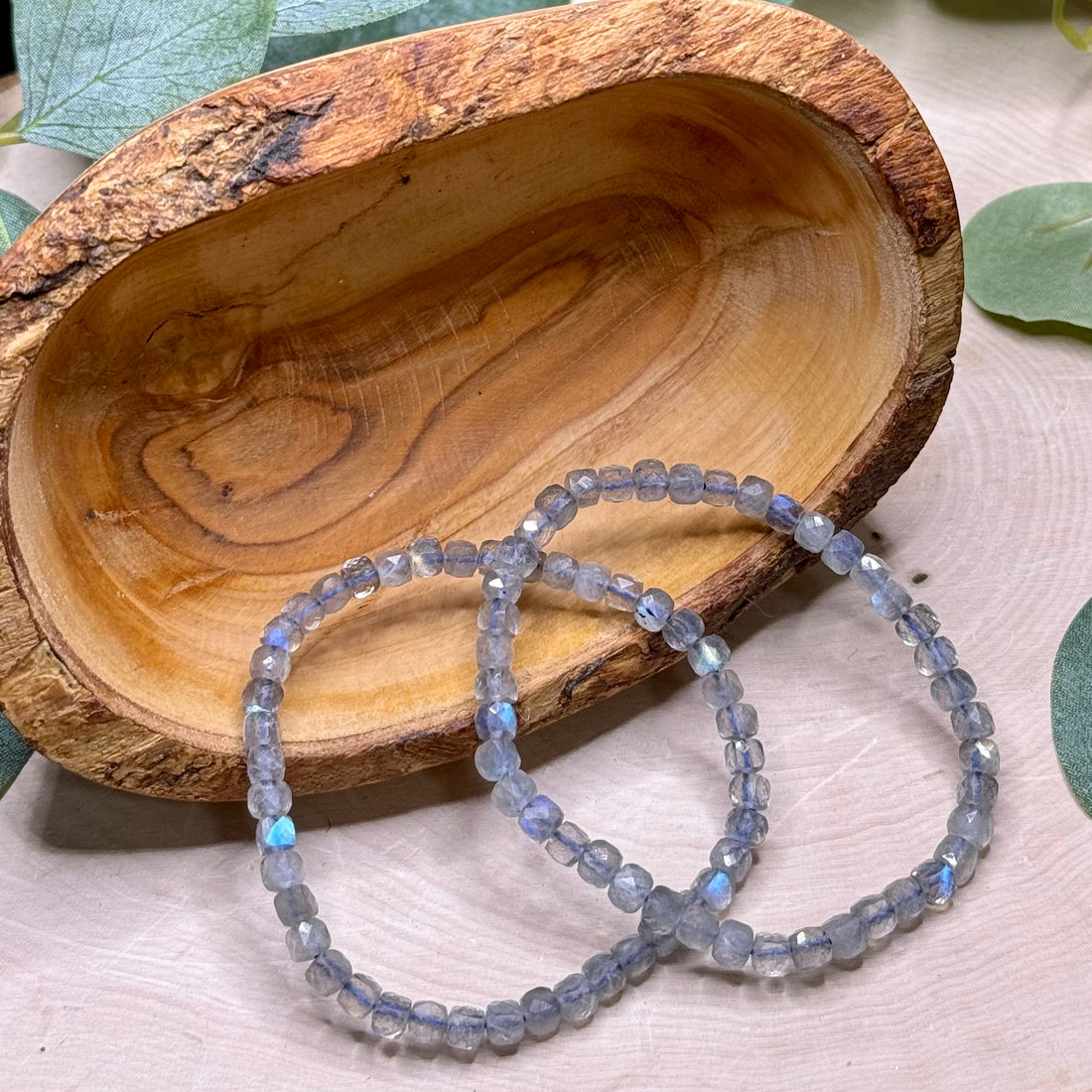 High Quality Faceted 4mm Labradorite Bracelets