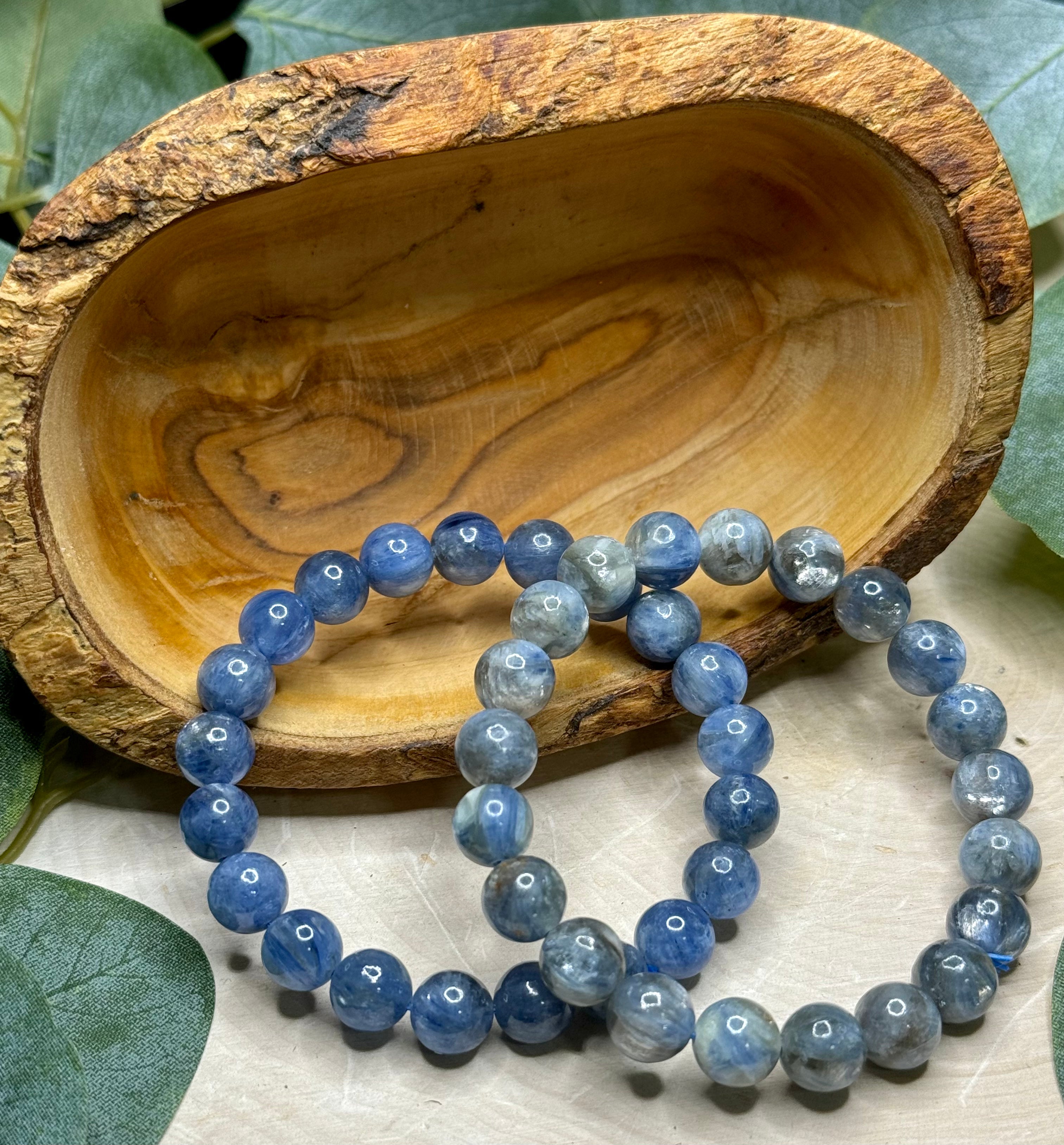 Blue Kyanite 9mm Bracelet