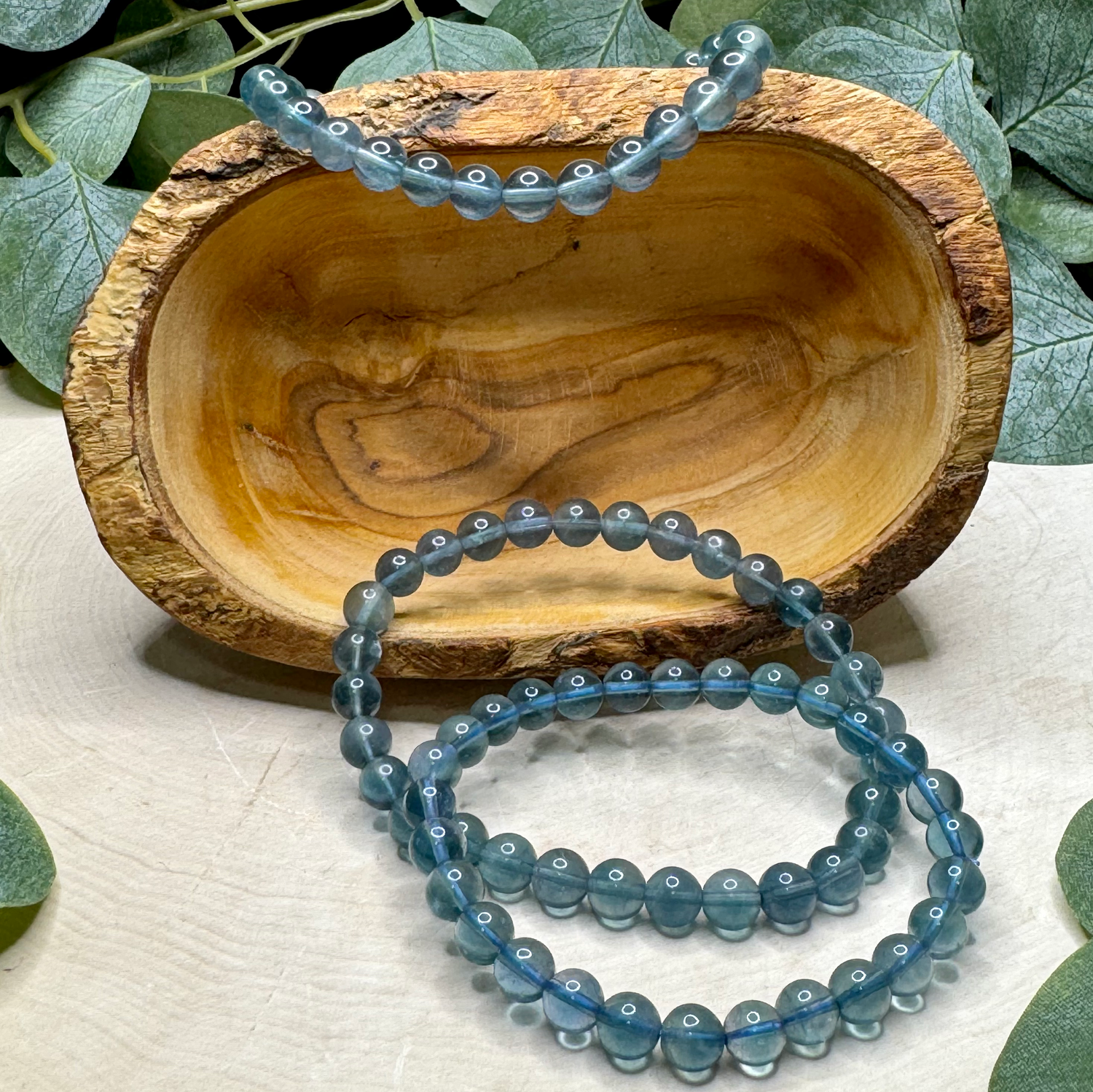 Blue Fluorite 6mm Bracelets