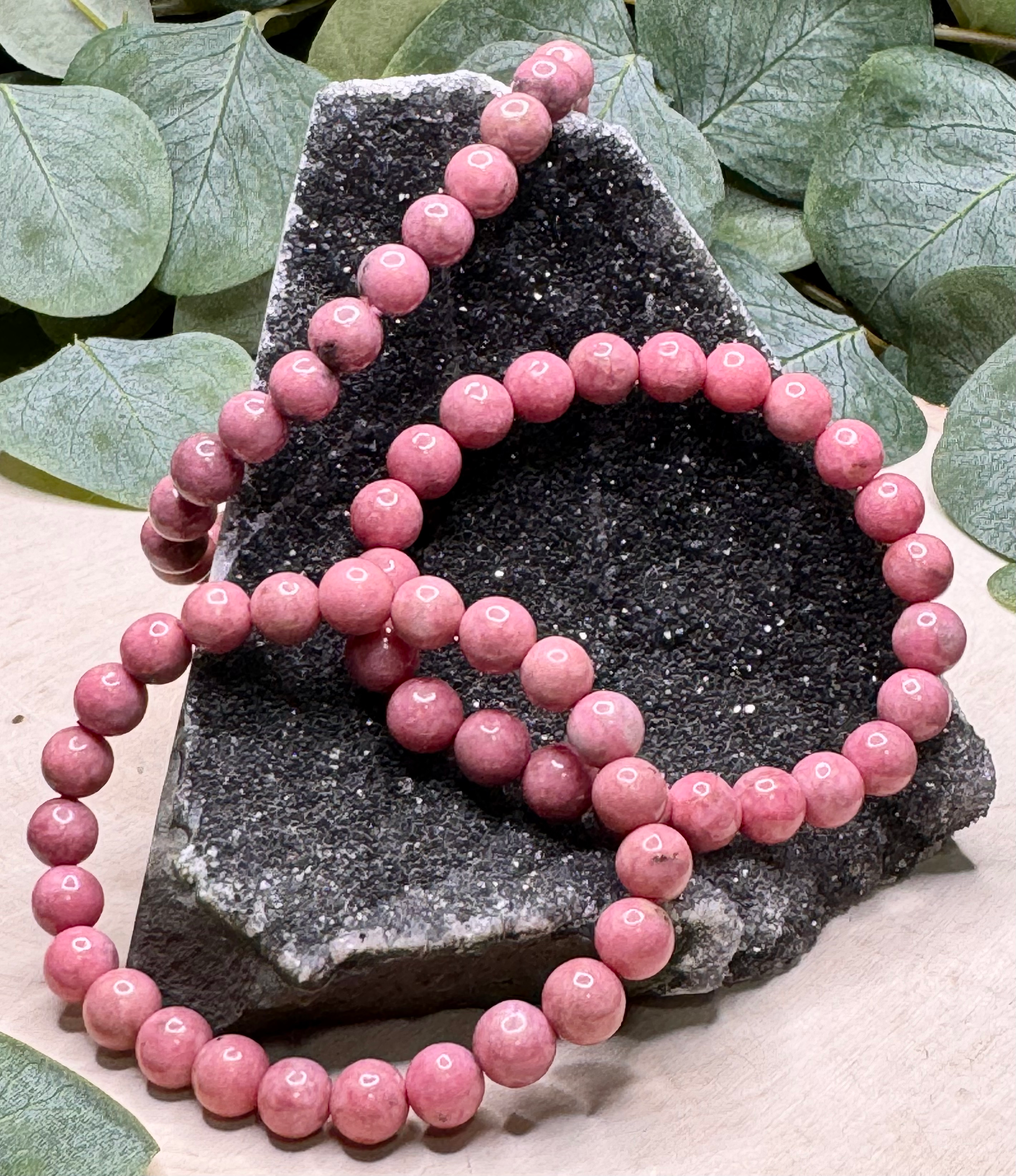 Rhodonite 7mm Bracelet