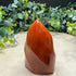 Carnelian Flame Carvings | Natural Polished Carnelian Flames | Red Agate Crystal Decor - Still Water Crystals