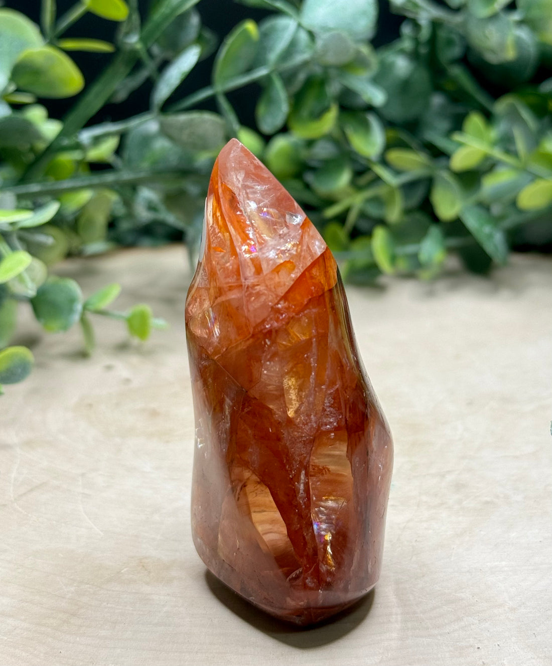 Fire Quartz Flame Carvings