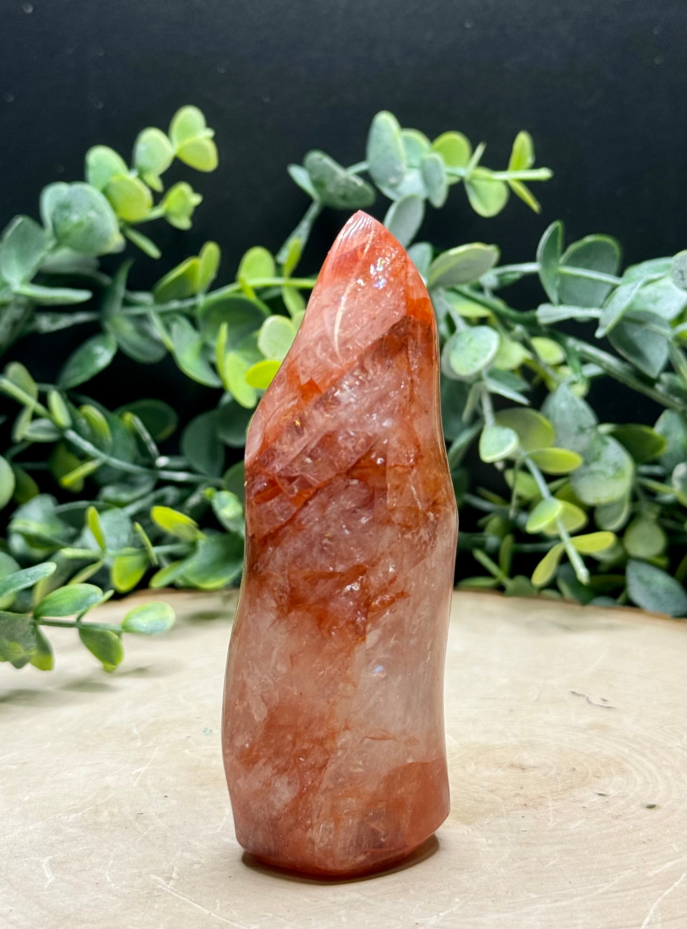 Fire Quartz Flame Carvings