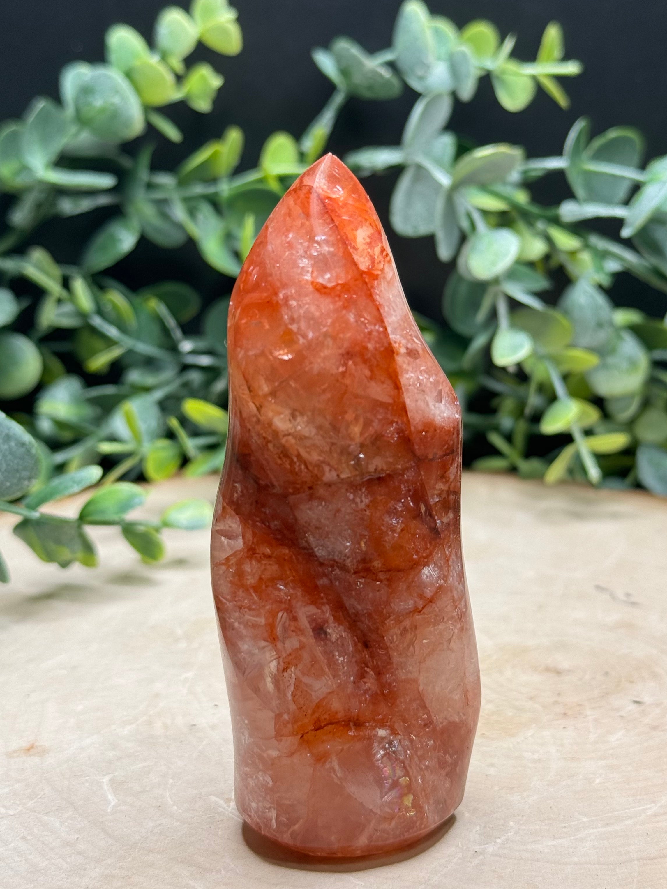 Fire Quartz Flame Carvings