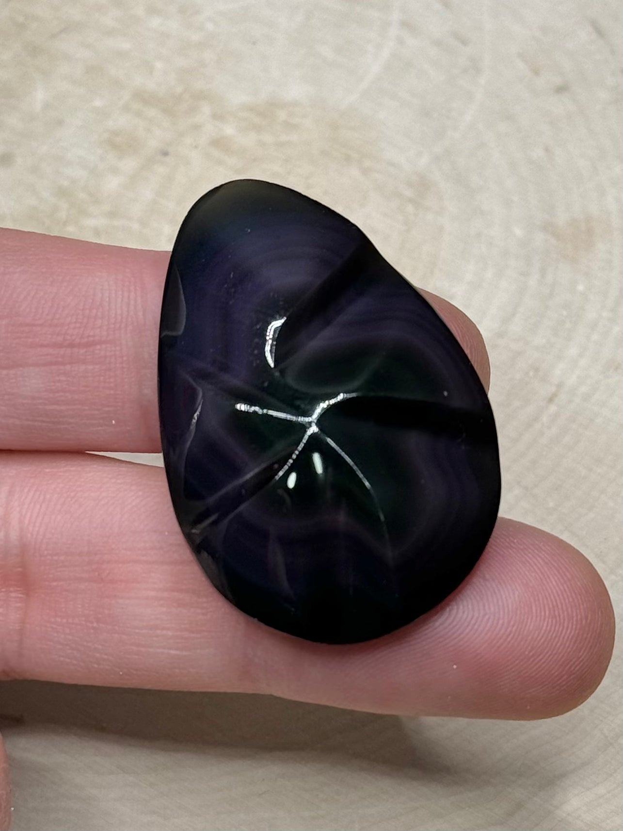 Rainbow Obsidian Cabochons from Mexico | Natural Rainbow Obsidian Carvings | Collector Grade Volcanic Glass