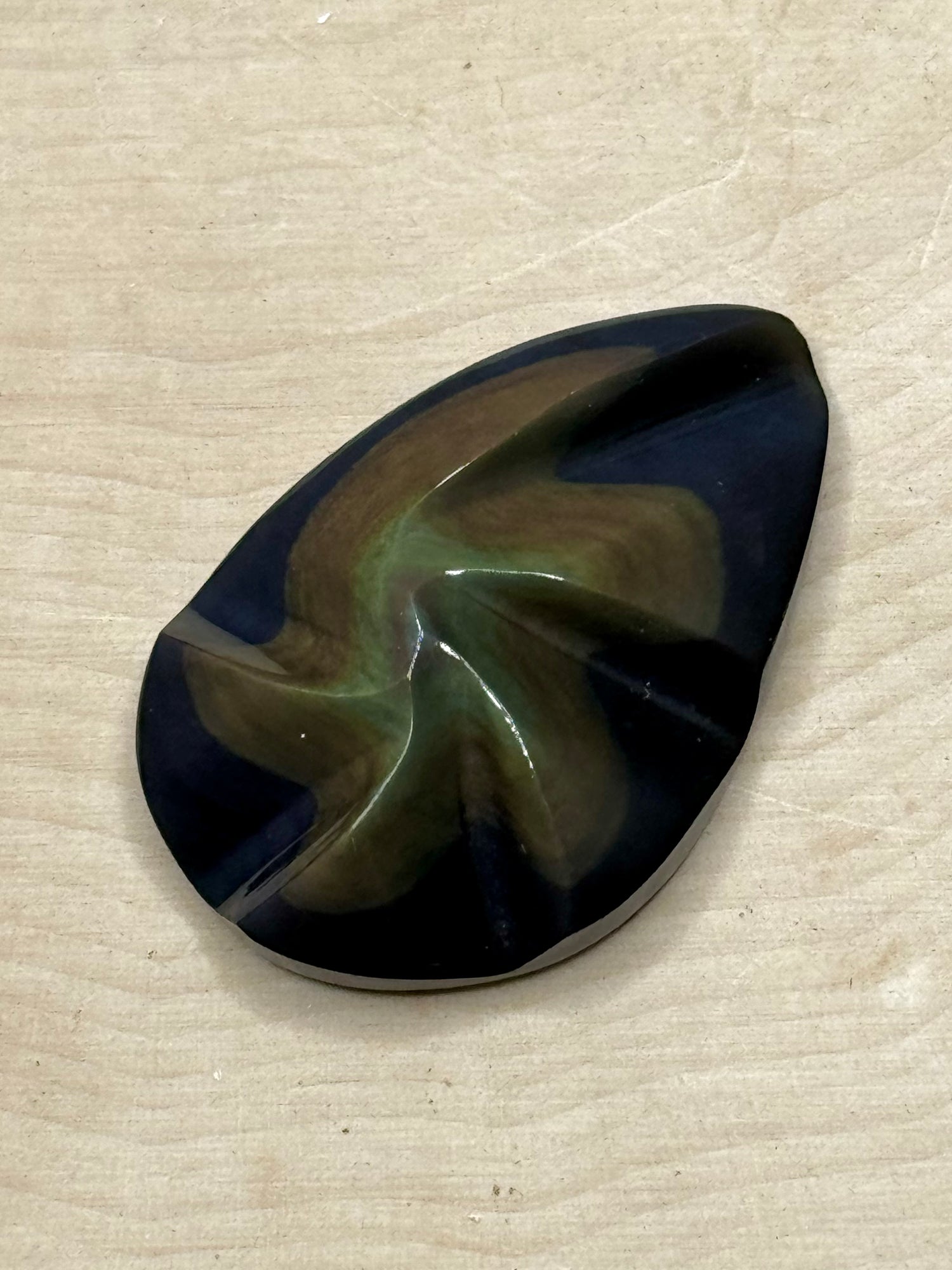 Rainbow Obsidian swirl Carvings/cabs from Mexico