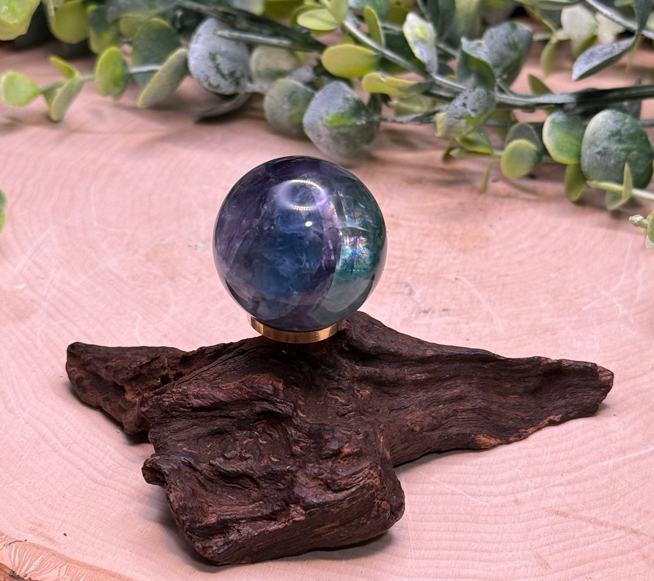Small Rainbow Fluorite Crystal Spheres | Natural Fluorite Sphere Collection