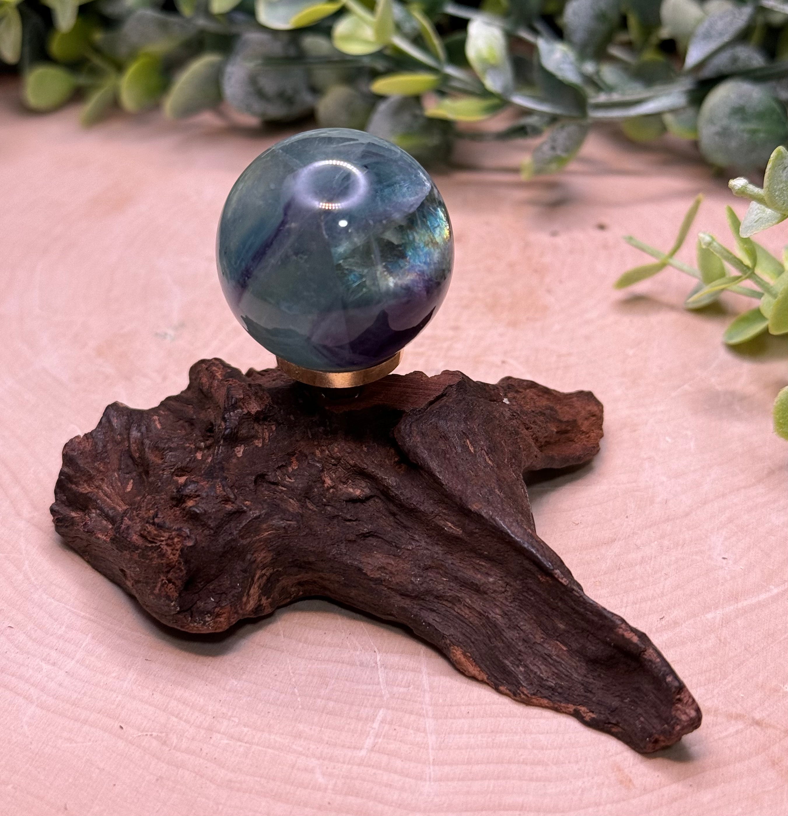 Small Rainbow Fluorite Crystal Spheres | Natural Fluorite Sphere Collection