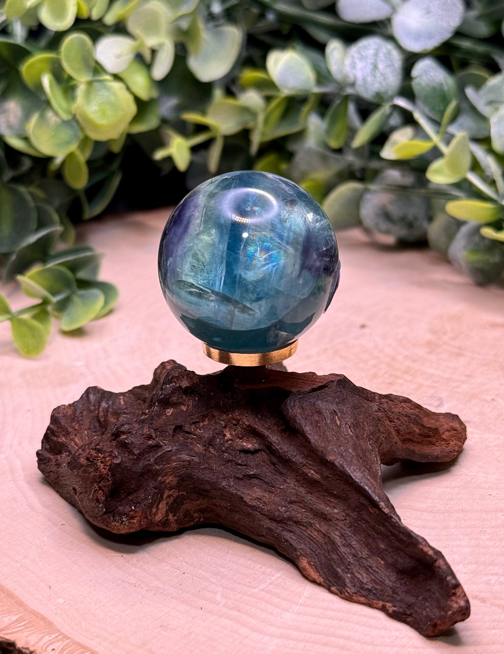 Small Rainbow Fluorite Crystal Spheres | Natural Fluorite Sphere Collection