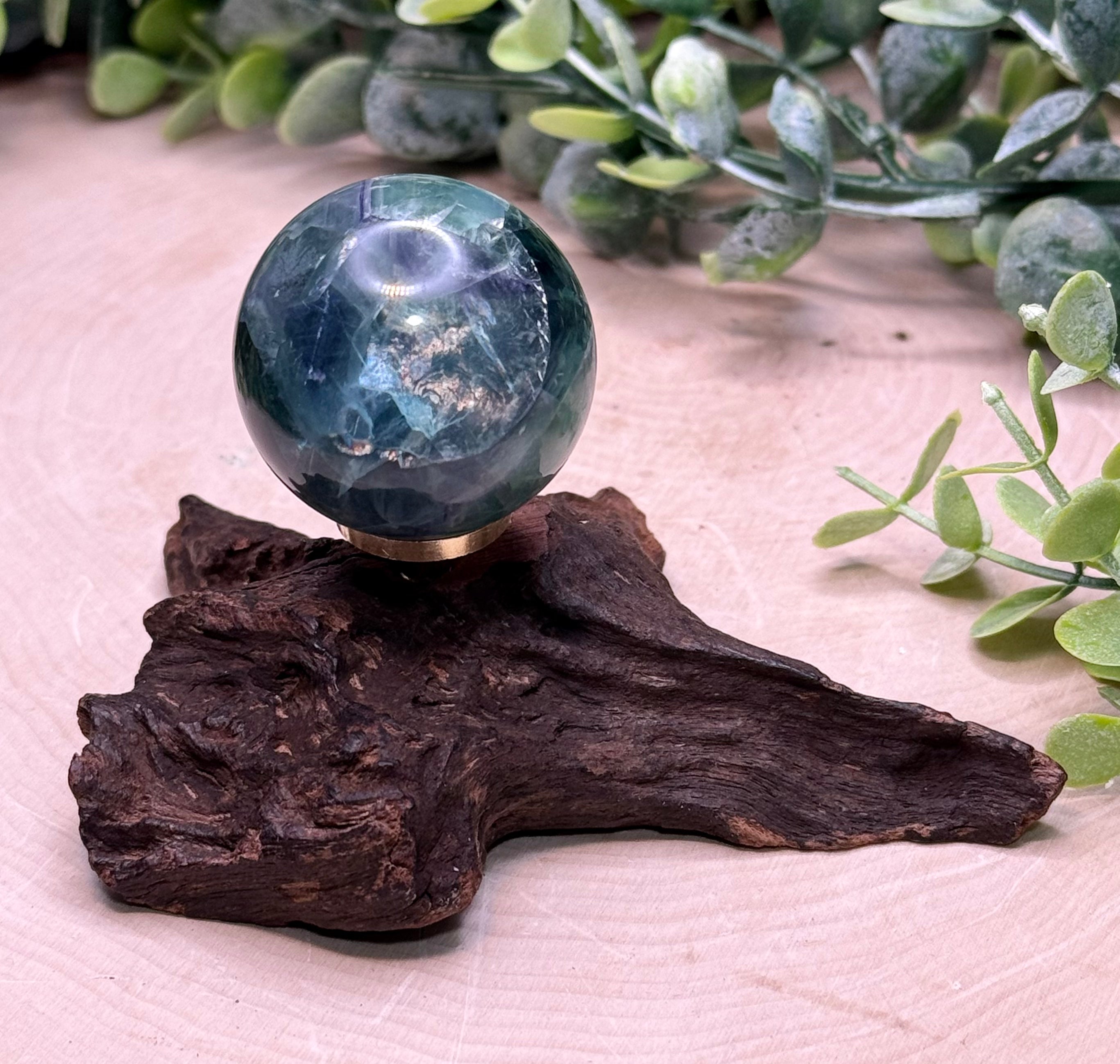 Small Rainbow Fluorite Crystal Spheres | Natural Fluorite Sphere Collection
