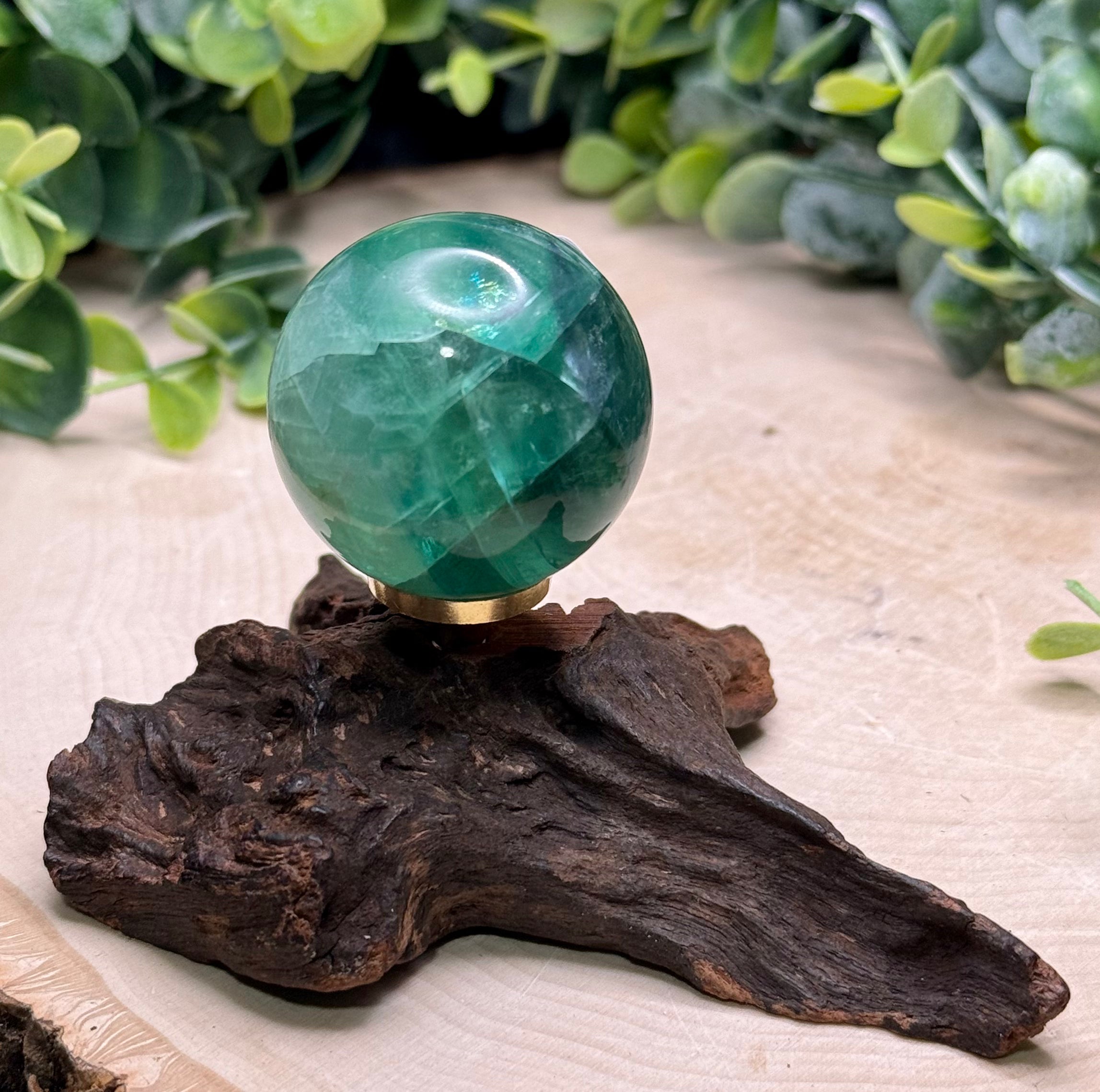 Small Rainbow Fluorite Crystal Spheres | Natural Fluorite Sphere Collection