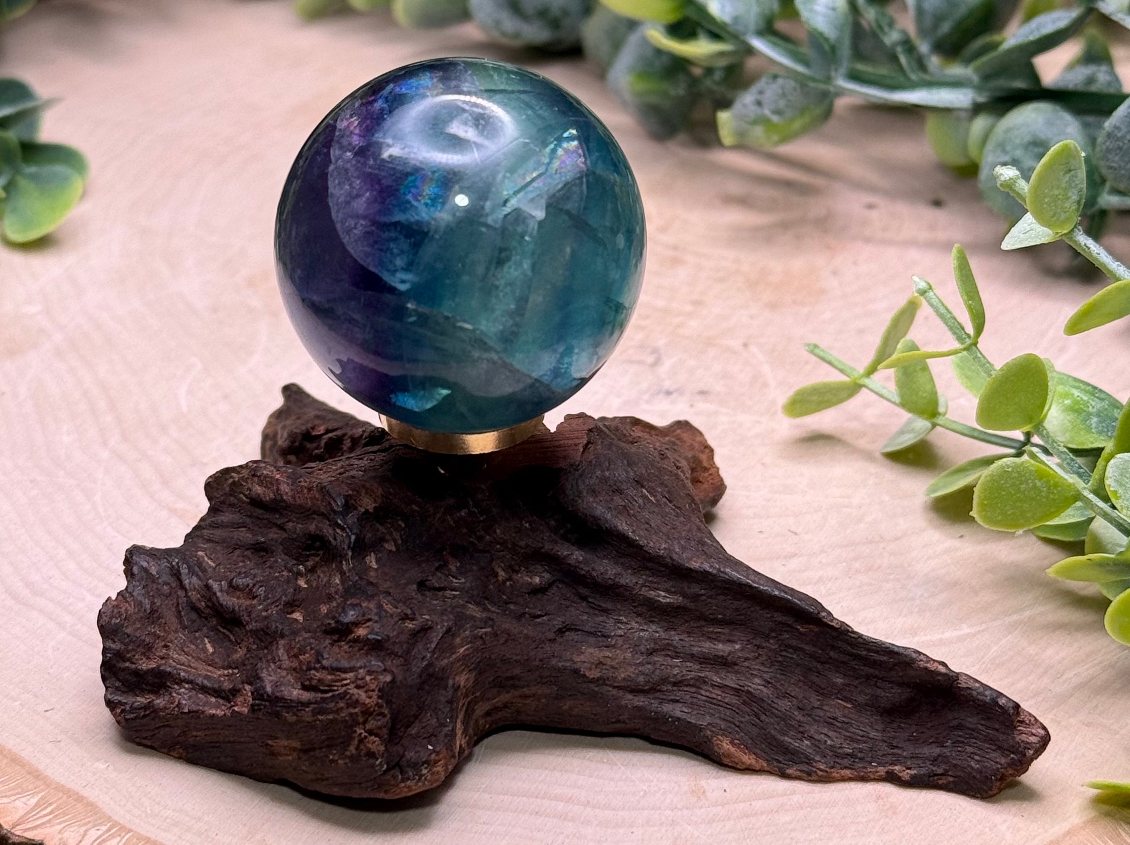 Small Rainbow Fluorite Crystal Spheres | Natural Fluorite Sphere Collection