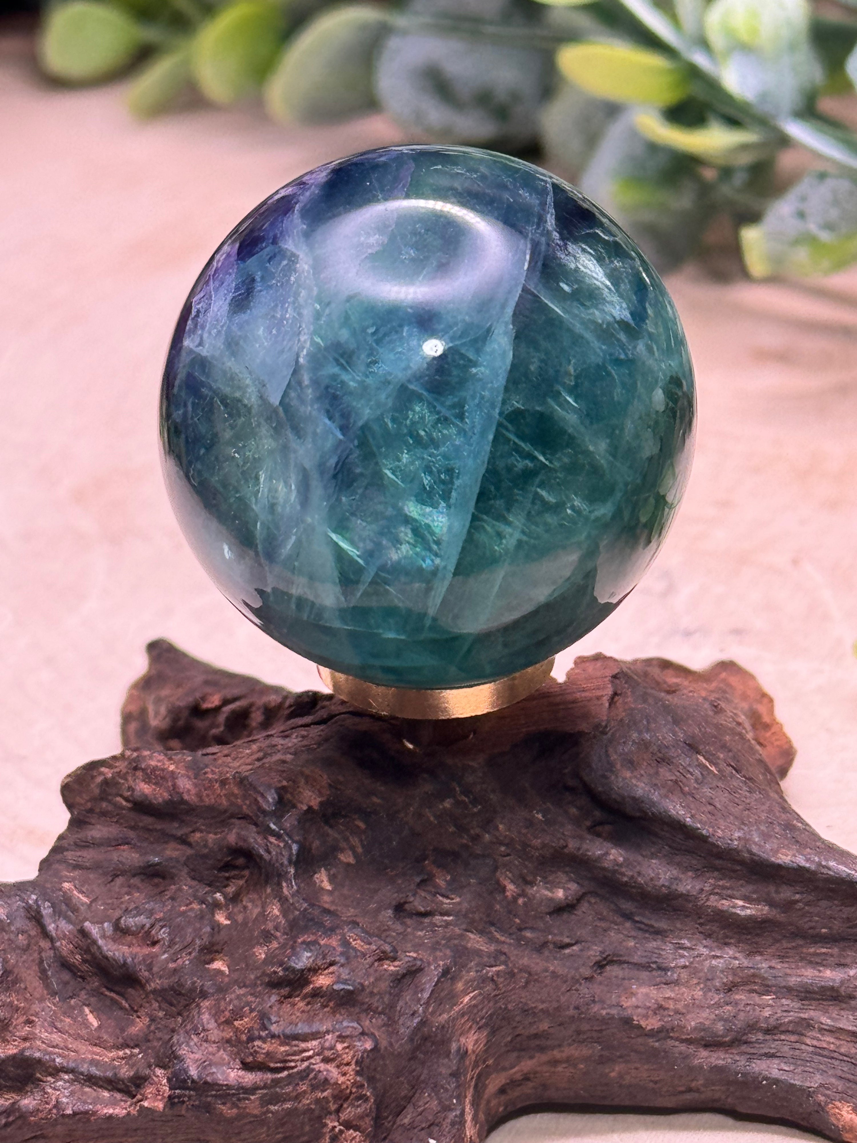Small Rainbow Fluorite Crystal Spheres | Natural Fluorite Sphere Collection