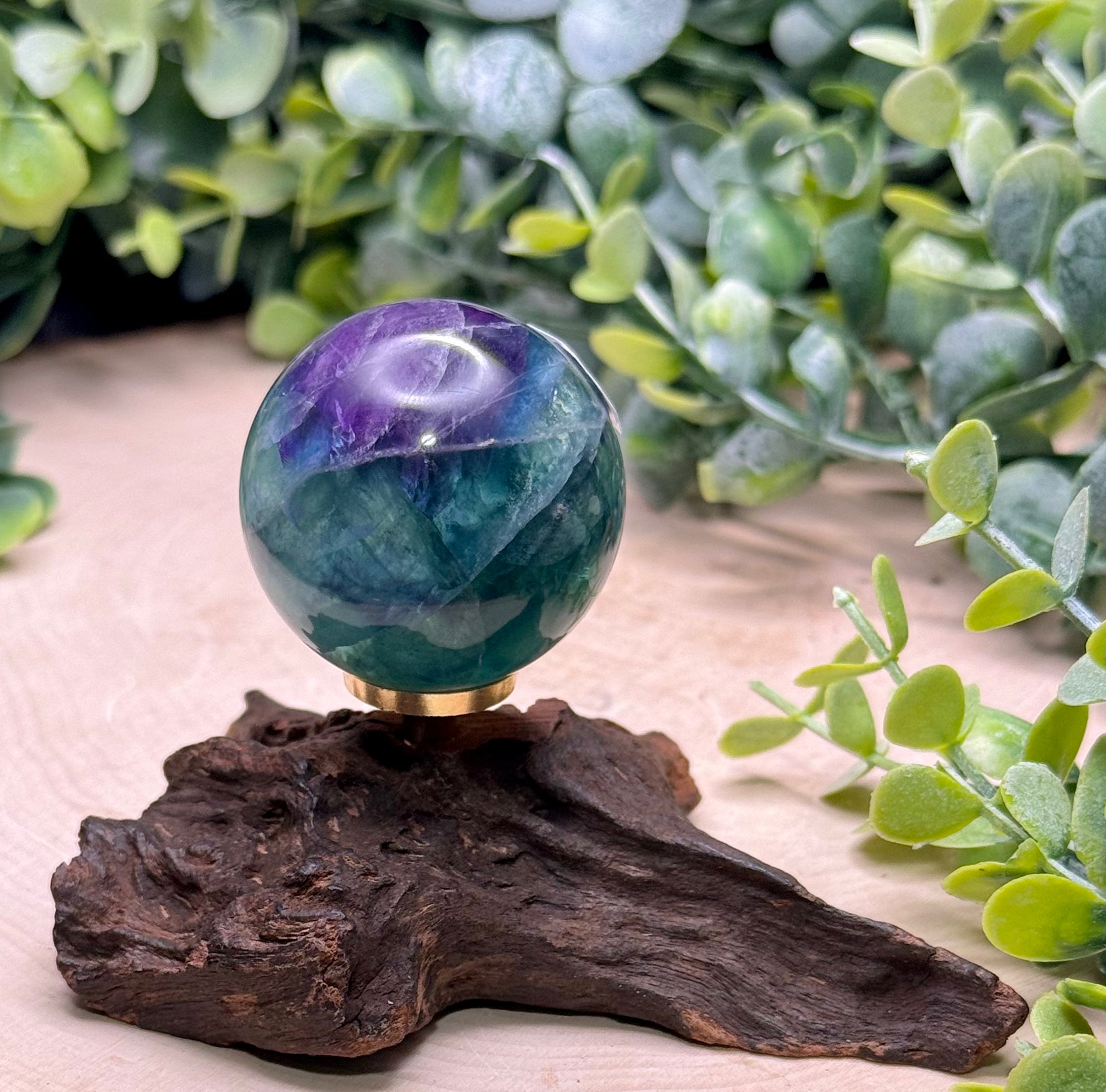 Small Rainbow Fluorite Crystal Spheres | Natural Fluorite Sphere Collection