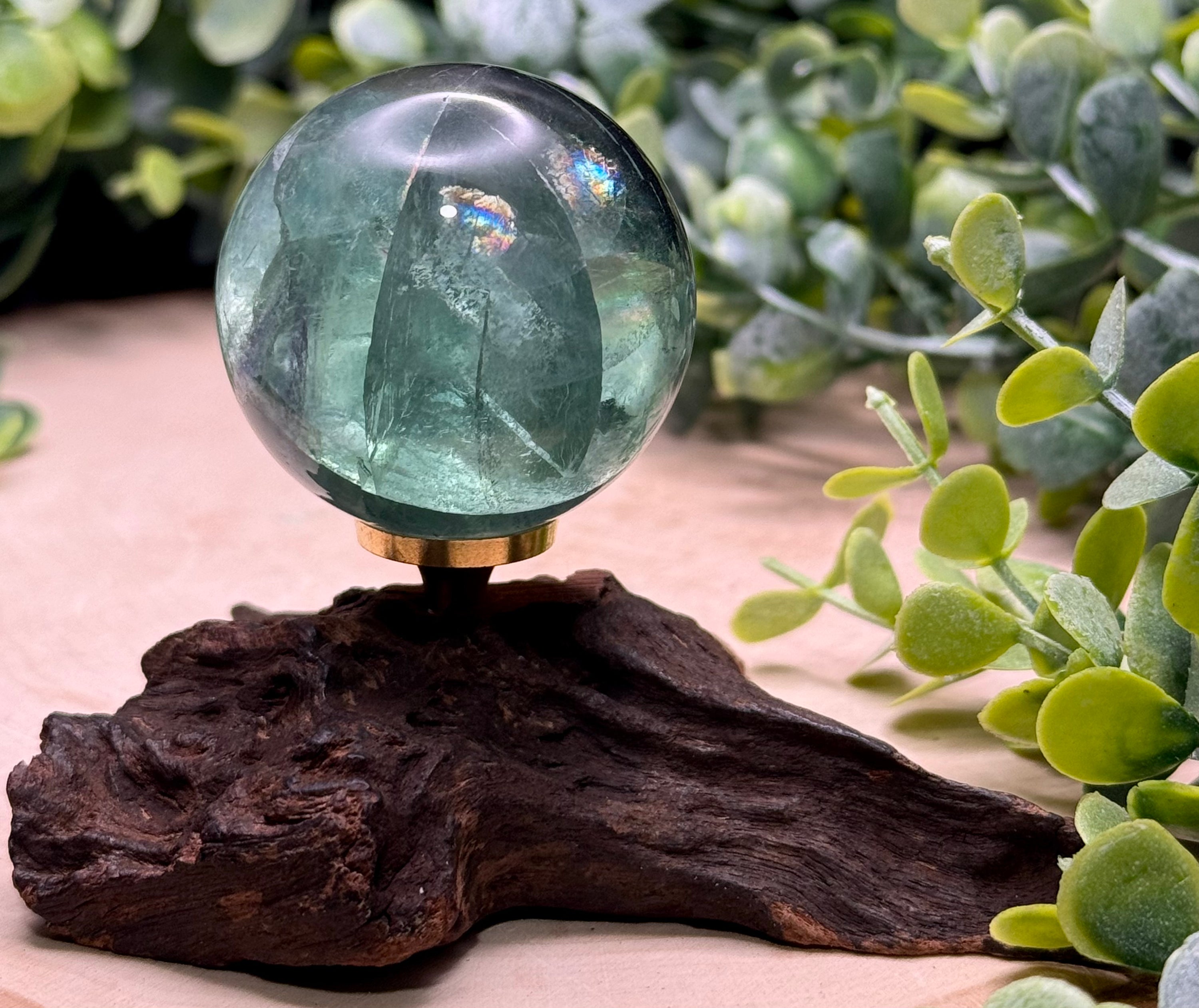 Small Rainbow Fluorite Crystal Spheres | Natural Fluorite Sphere Collection