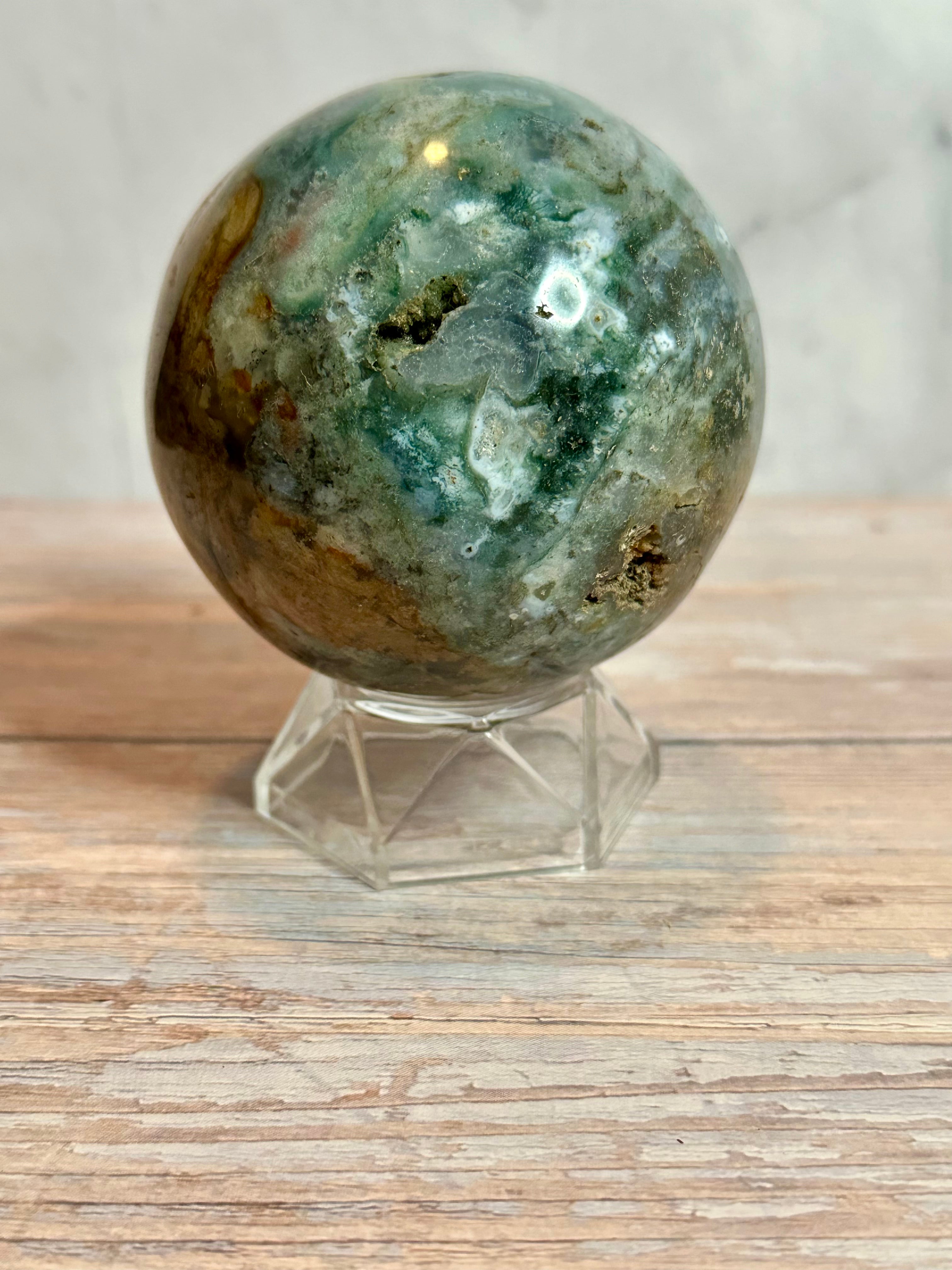 Sea Jasper Sphere