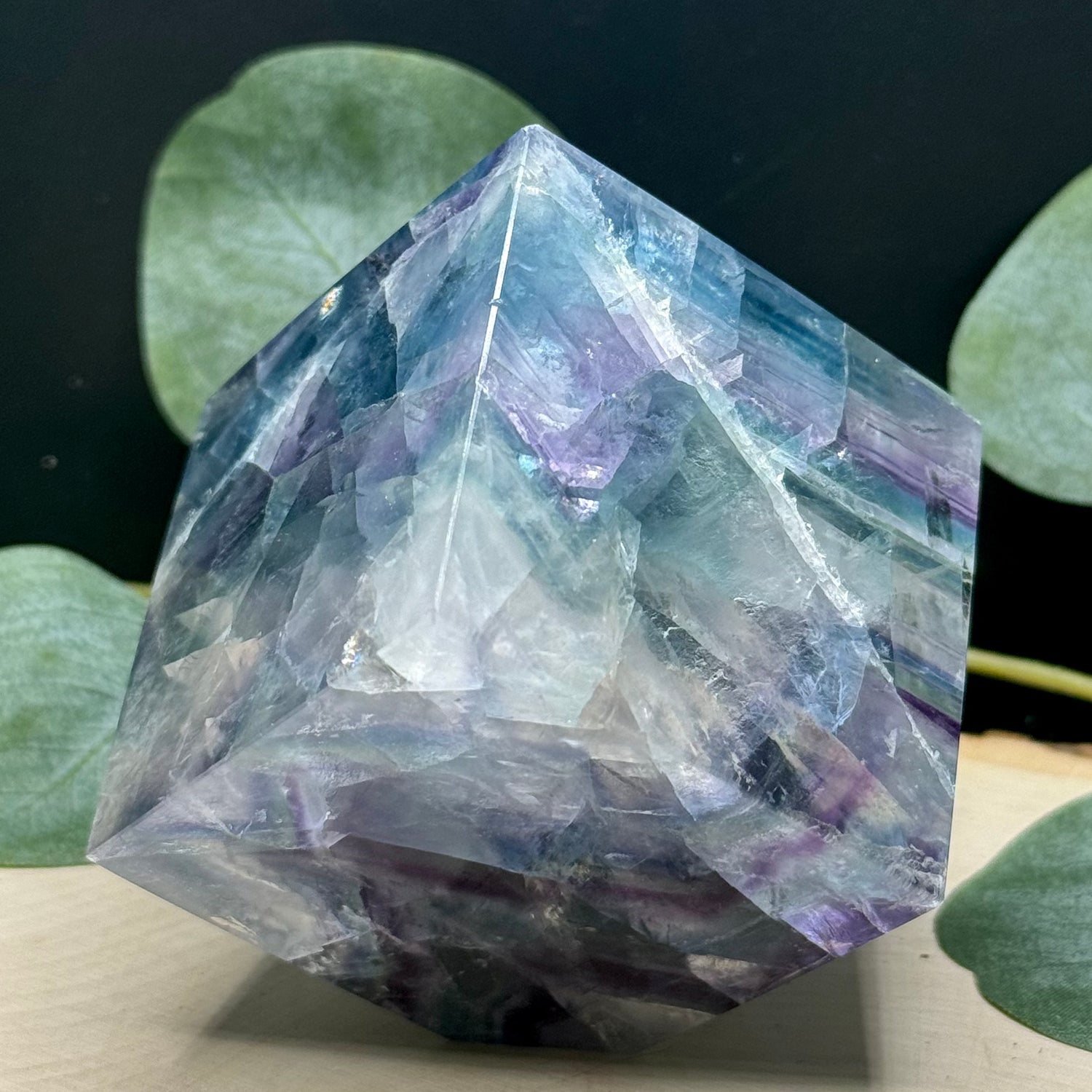 Rainbow Fluorite Cubes