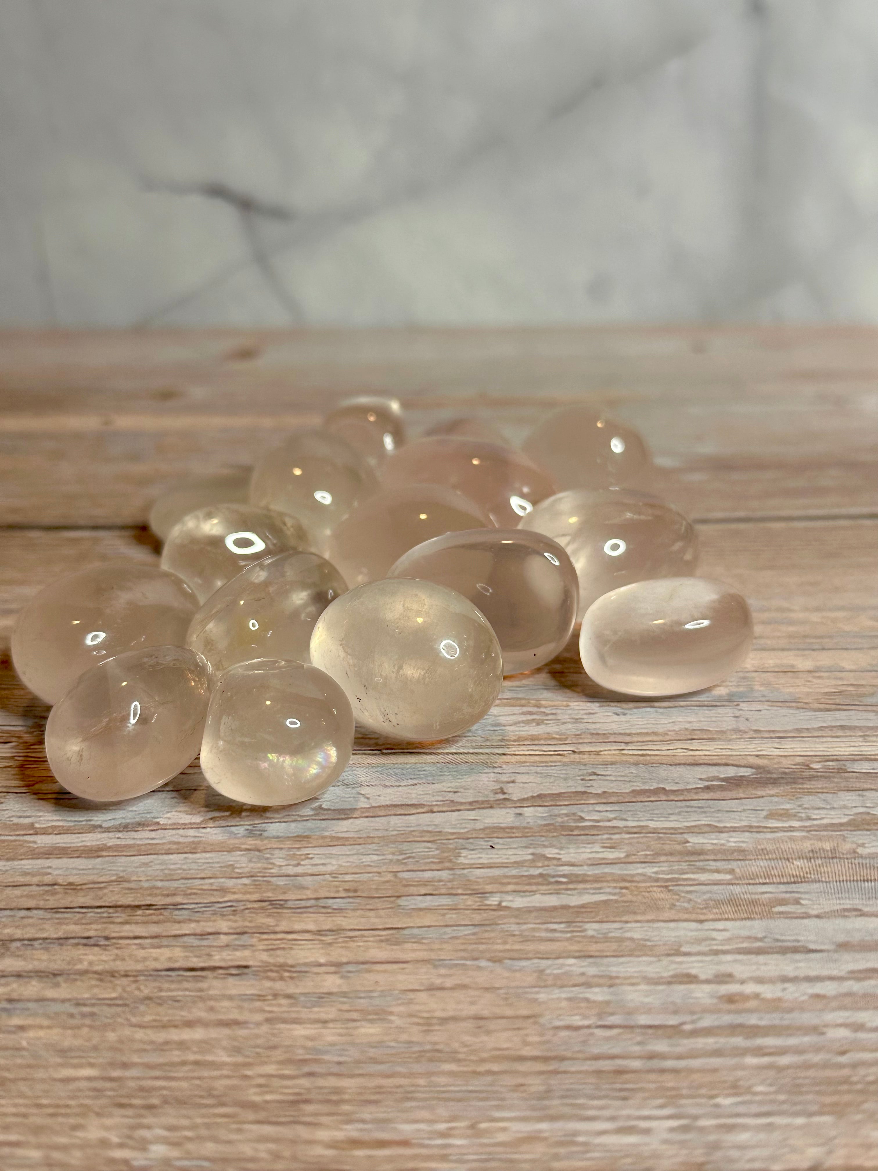 Star Rose Quartz Tumbles