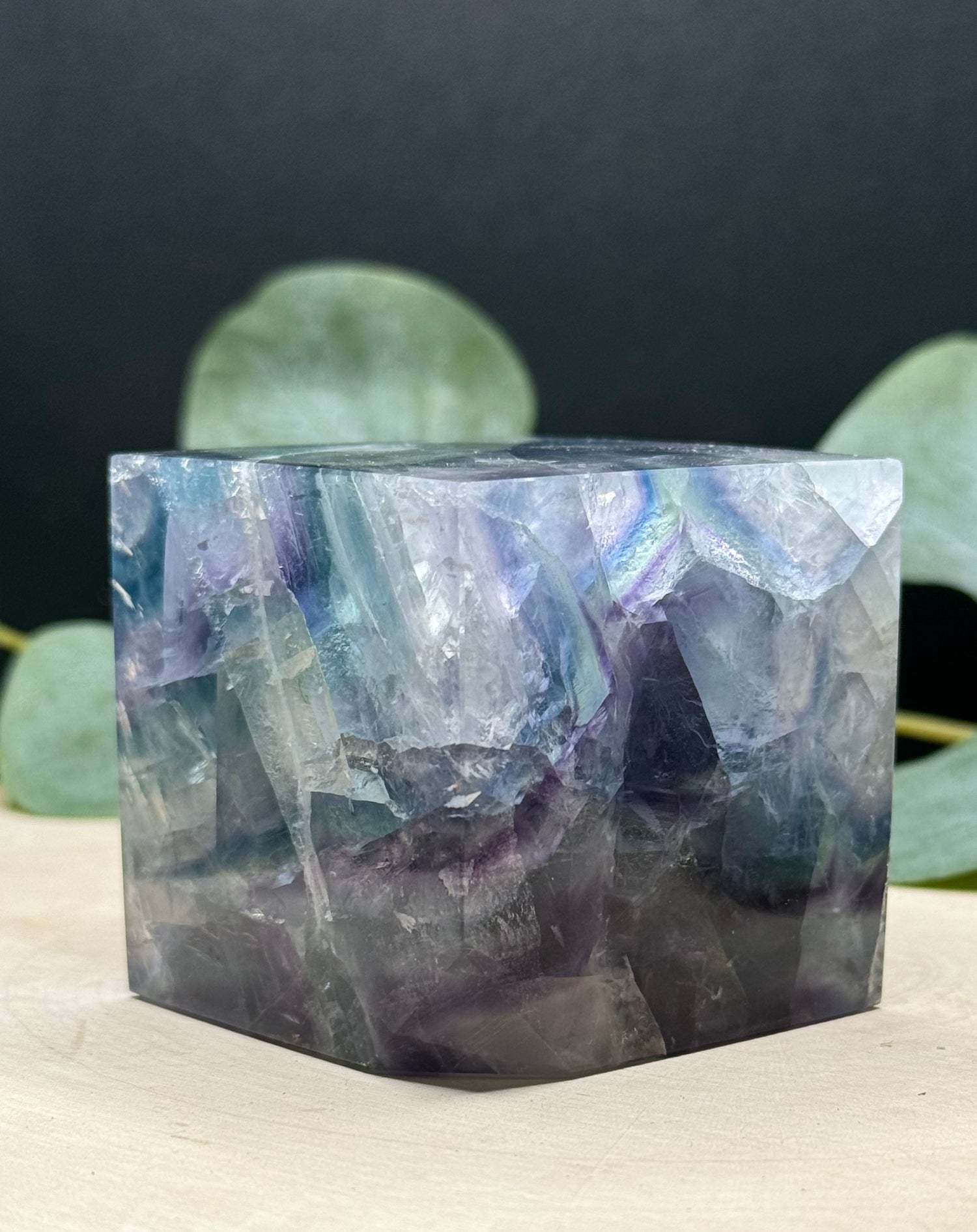 Rainbow Fluorite Cubes