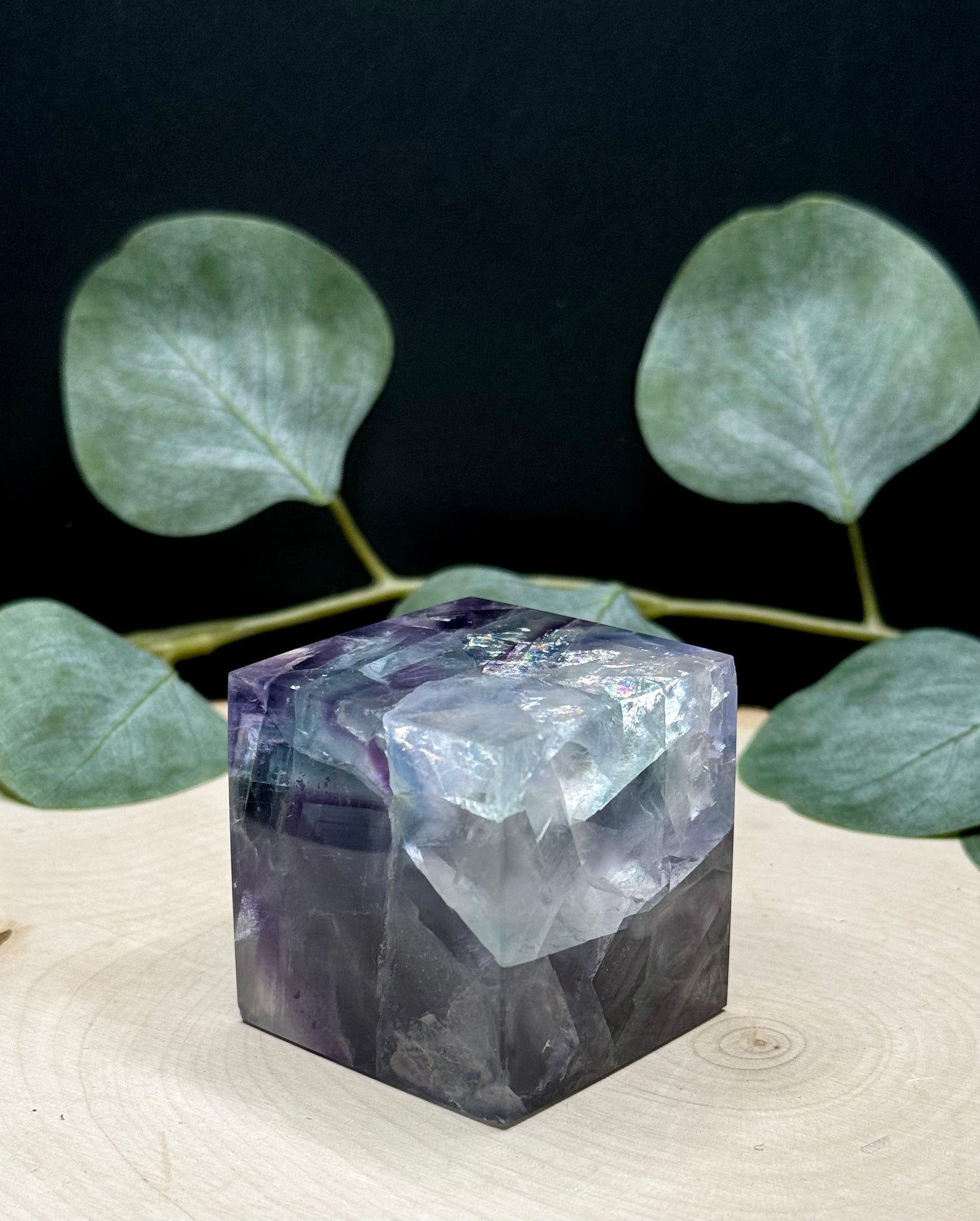 Rainbow Fluorite Cubes