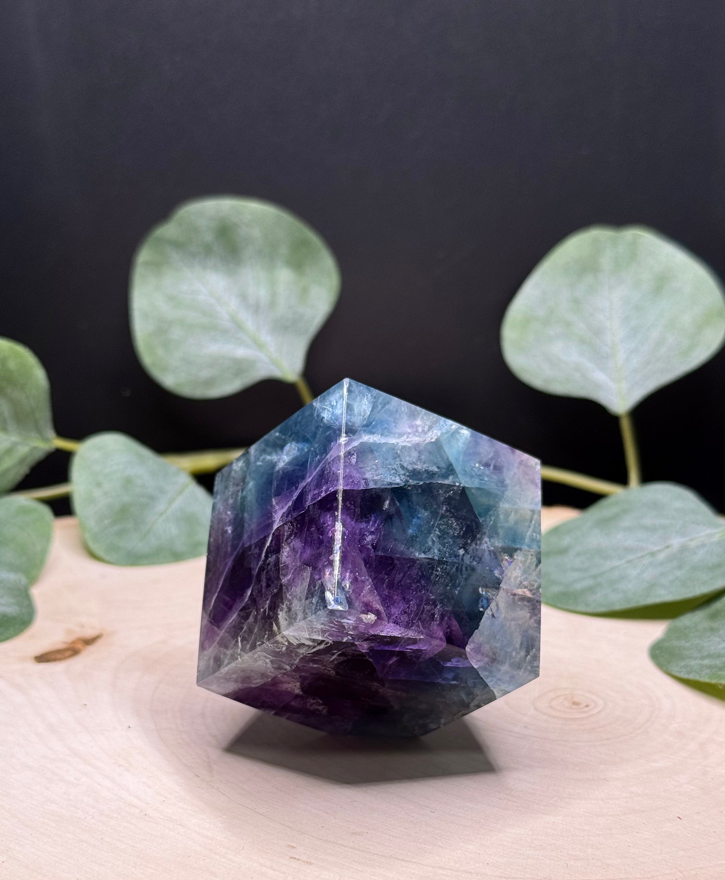 Rainbow Fluorite Cubes