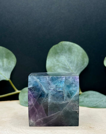 Rainbow Fluorite Cubes