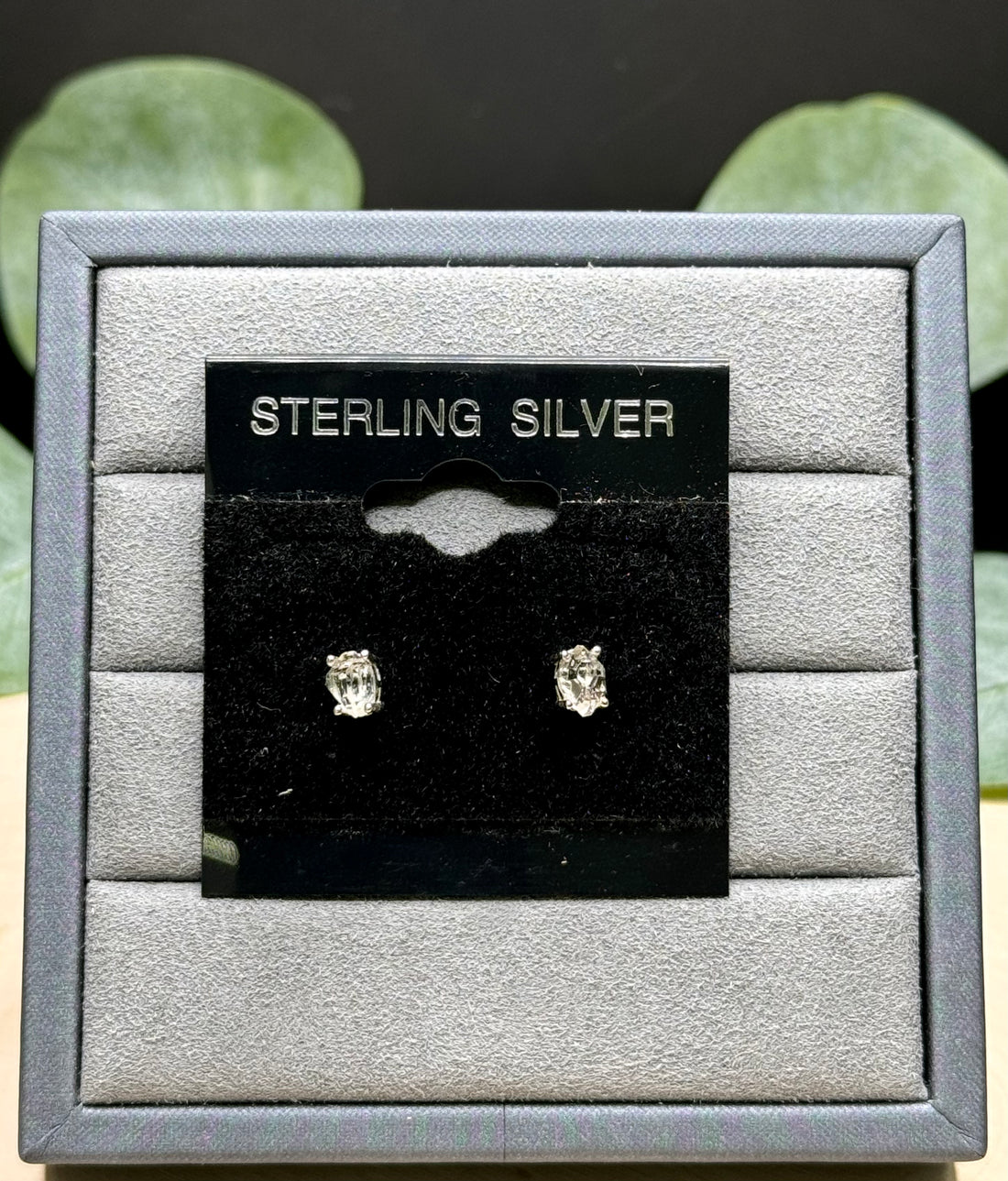 Herkimer Diamond Faceted Sterling Silver Earrings