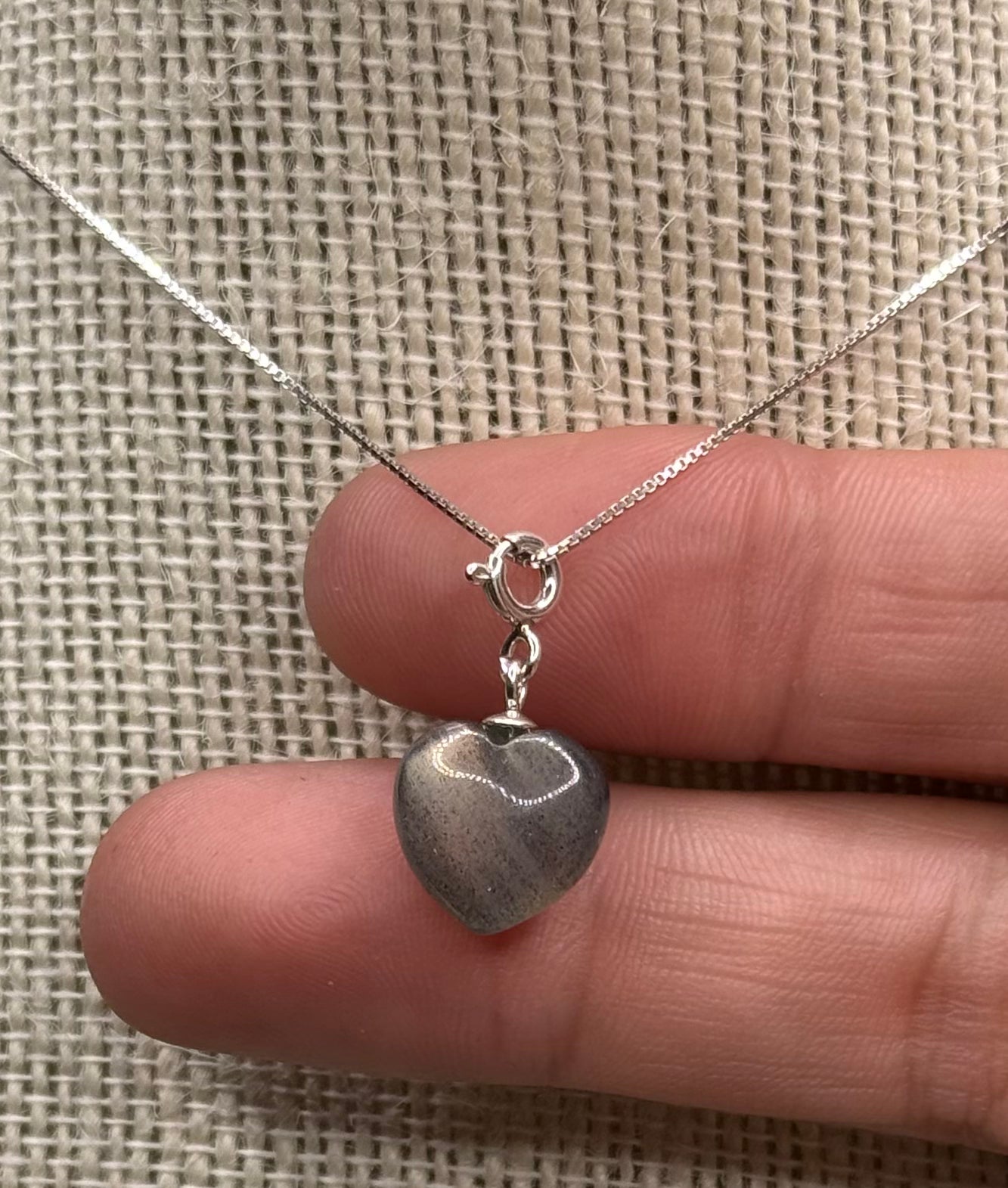 Labradorite Sterling Silver Pendant