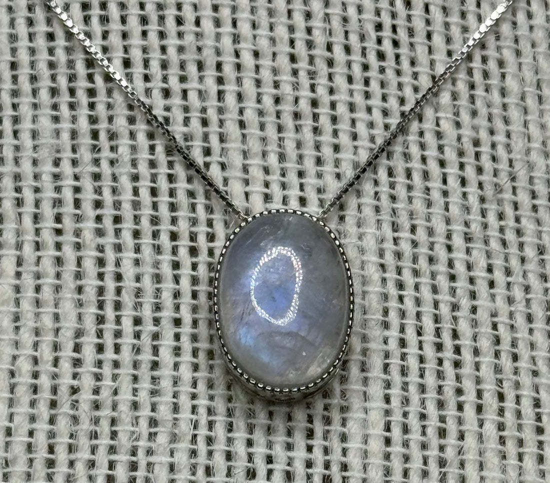 Moonstone Sterling Silver Pendant