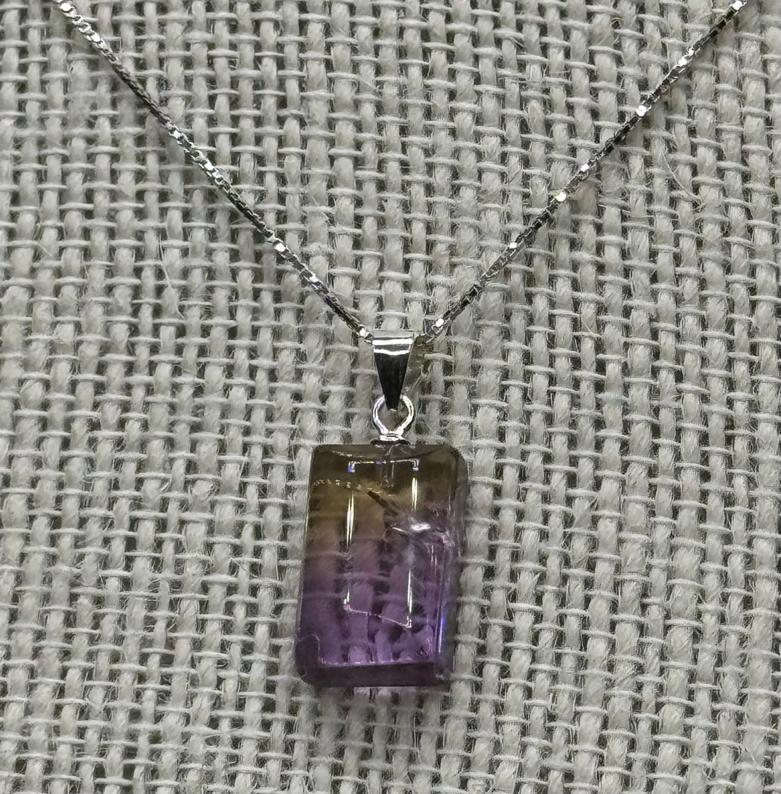 Ametrine Sterling Silver Pendant