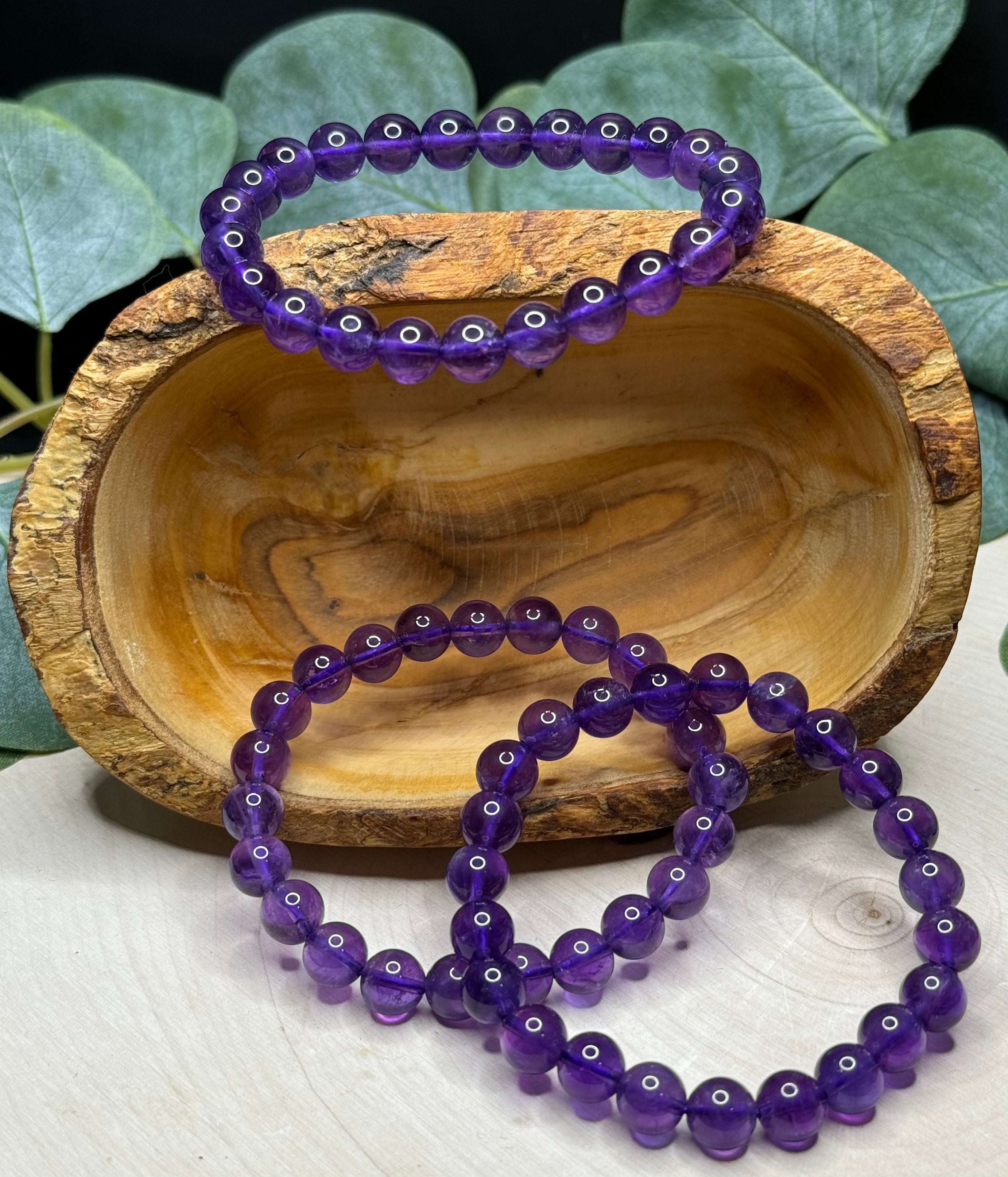 Amethyst 8mm Bracelets