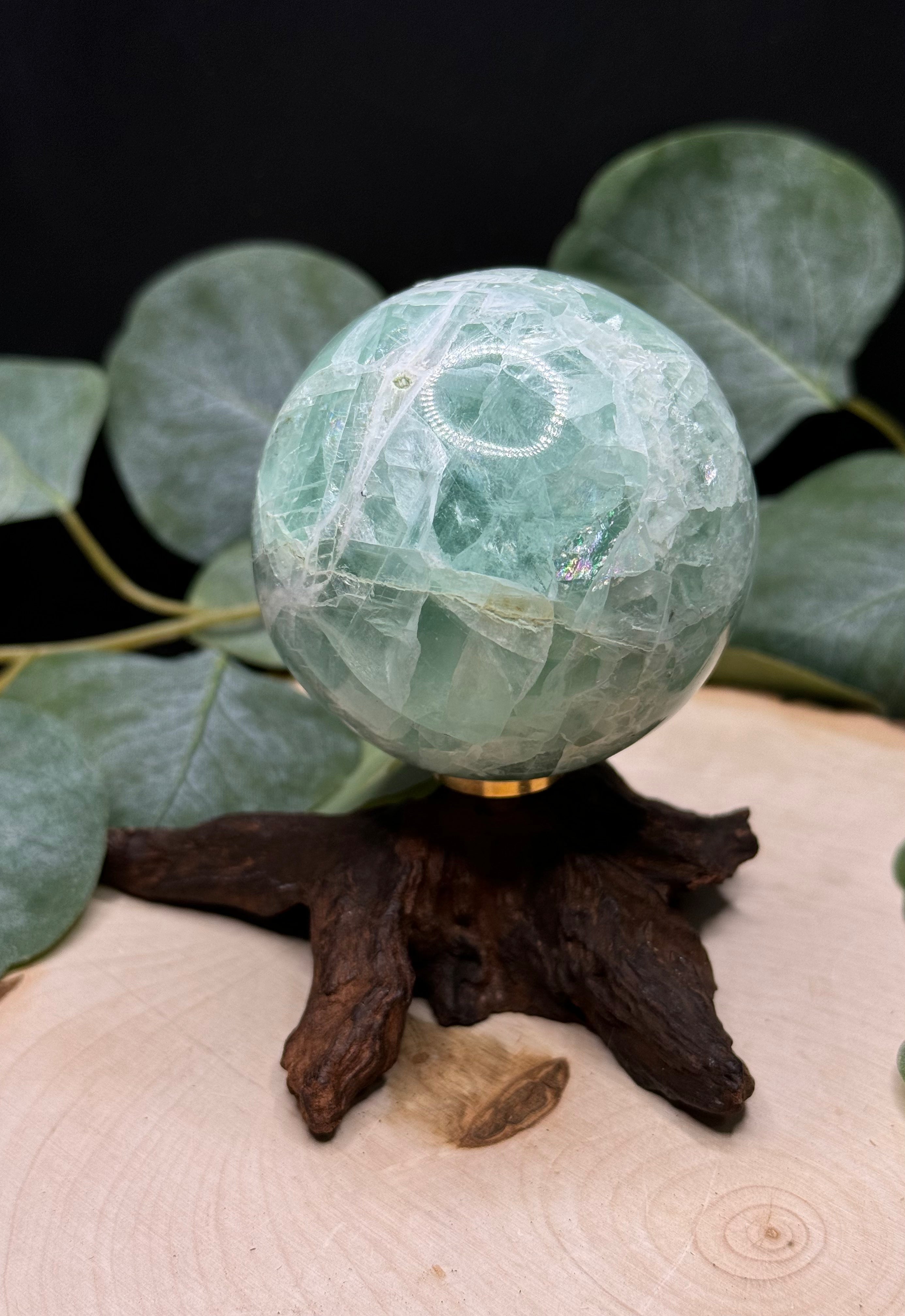 Mexican Fluorite Spheres | Natural Rainbow Fluorite Crystal Spheres