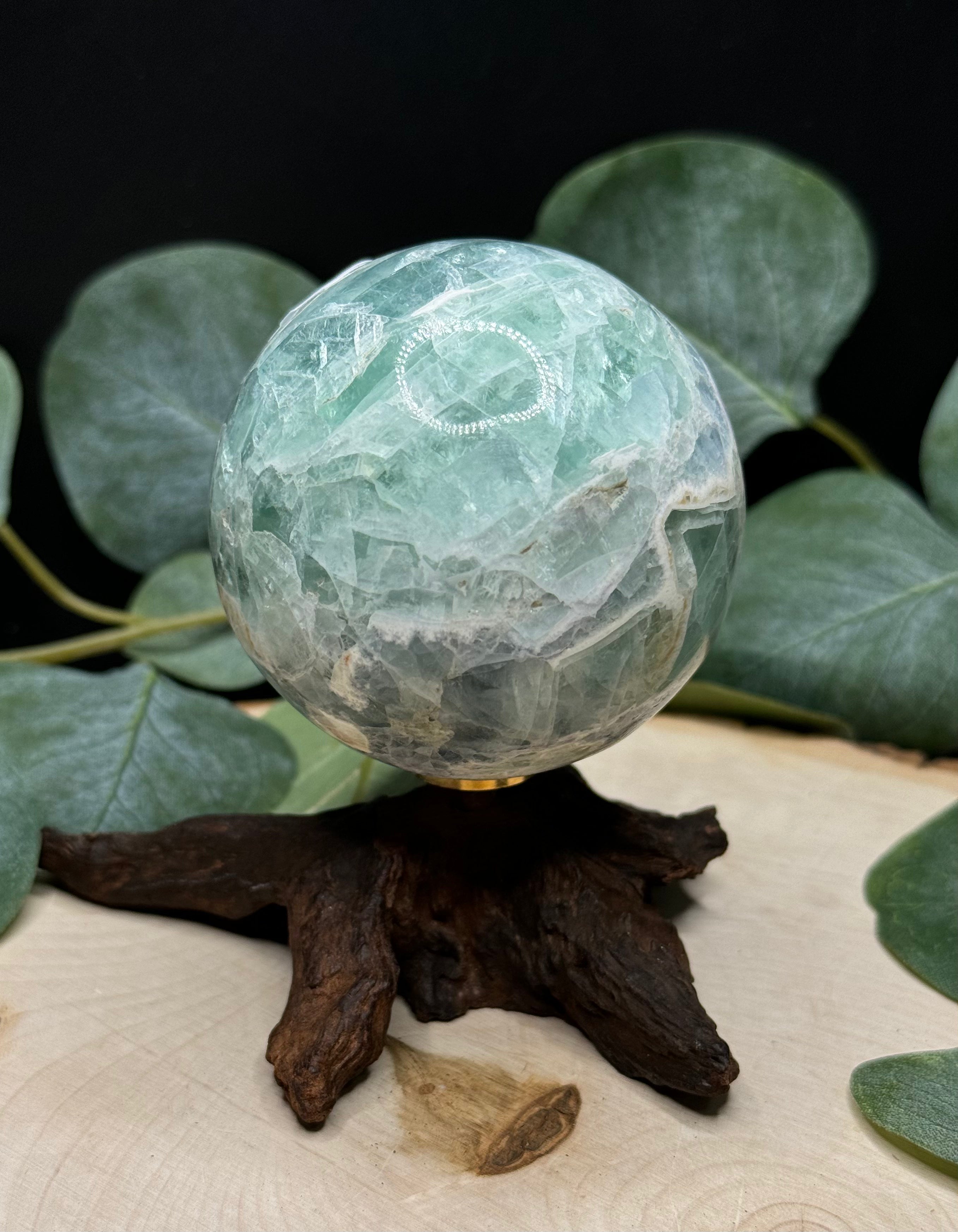 Mexican Fluorite Spheres | Natural Rainbow Fluorite Crystal Spheres