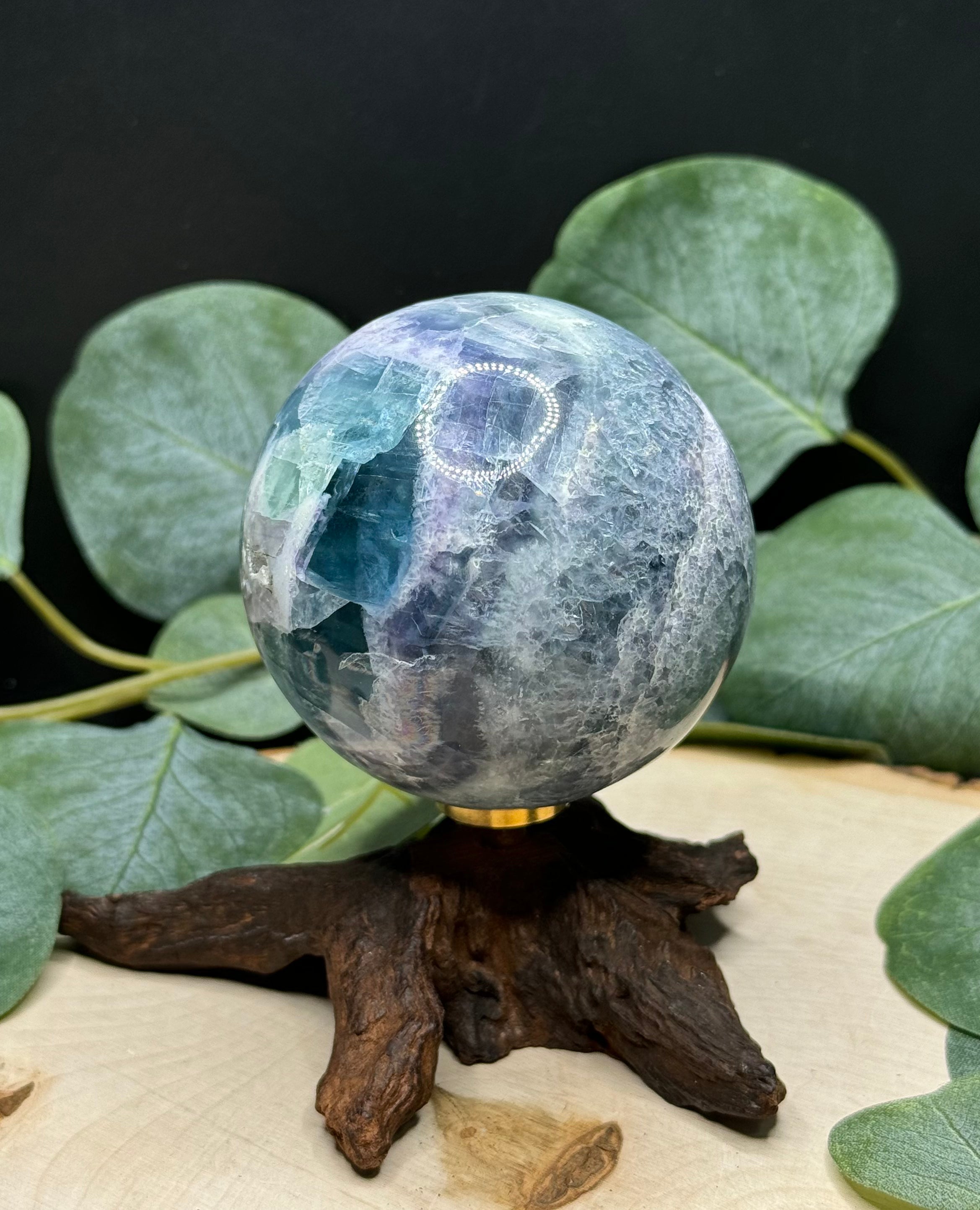 Mexican Fluorite Spheres | Natural Rainbow Fluorite Crystal Spheres